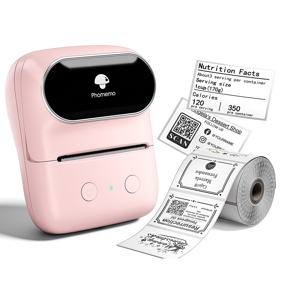 Coonoor Mini Thermodrucker Bluetooth Tragbarer Labeldrucker