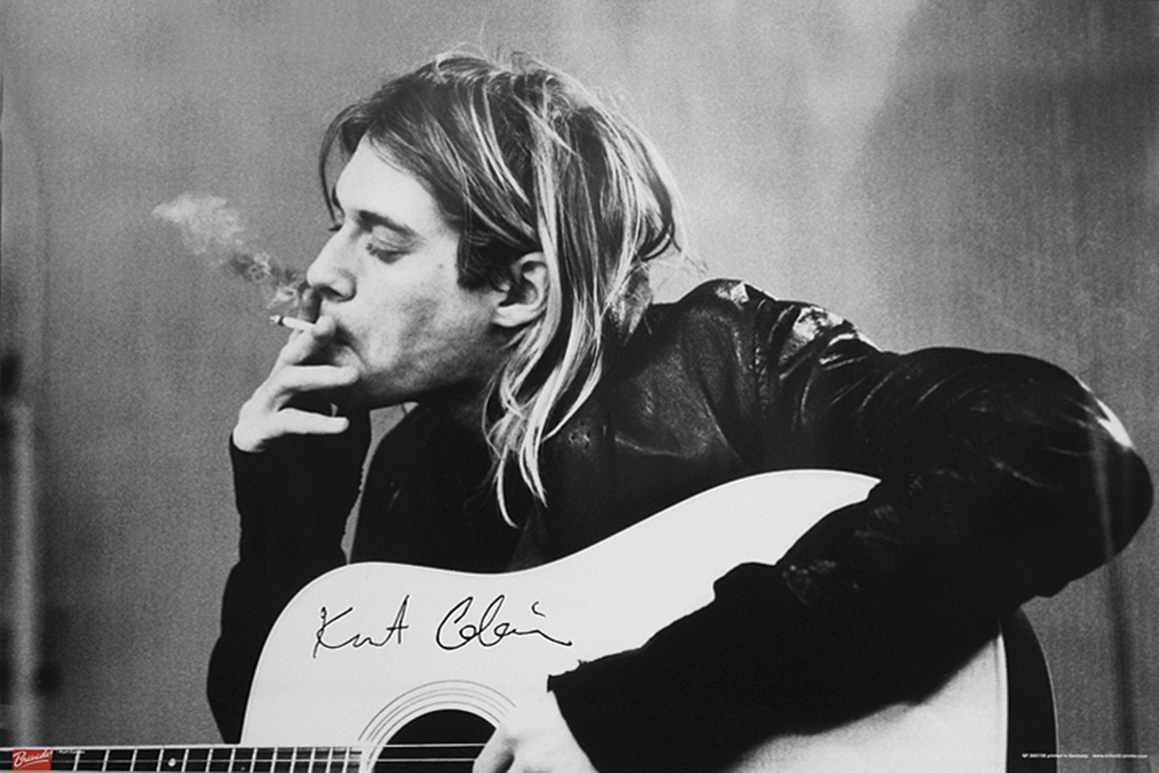 Close Up Poster Nirvana Poster Kurt