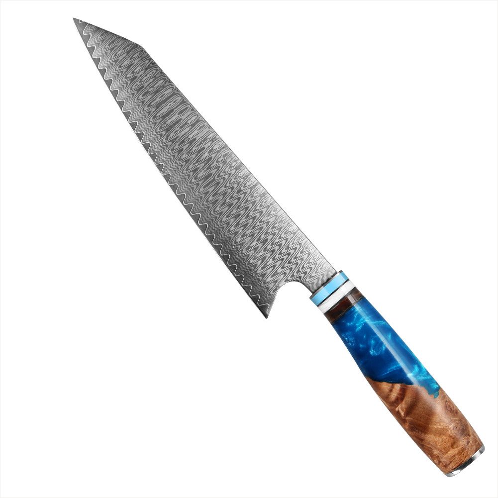 KingLux Damastmesser Kiritsuke-Messer Kochmesser 20cm Damaskus