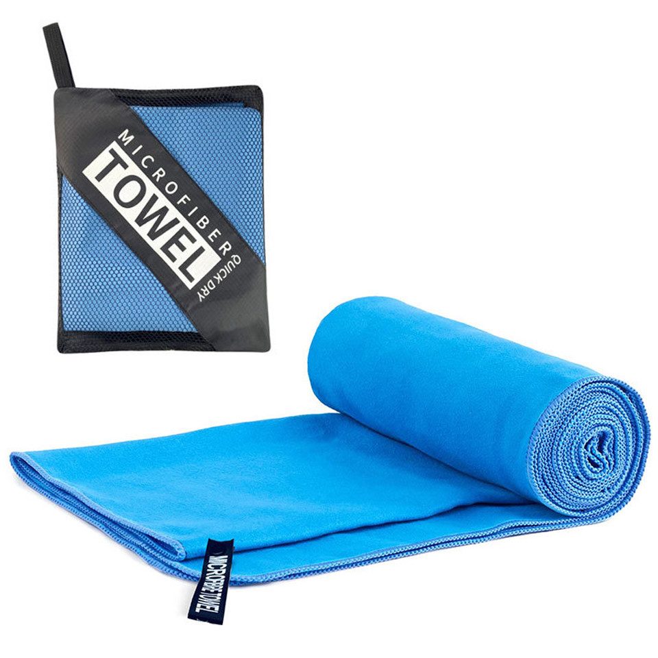 Coonoor Strandtuch Mikrofaser Handtuch Set-180x80cm+80x40cm, Strandtuch,
