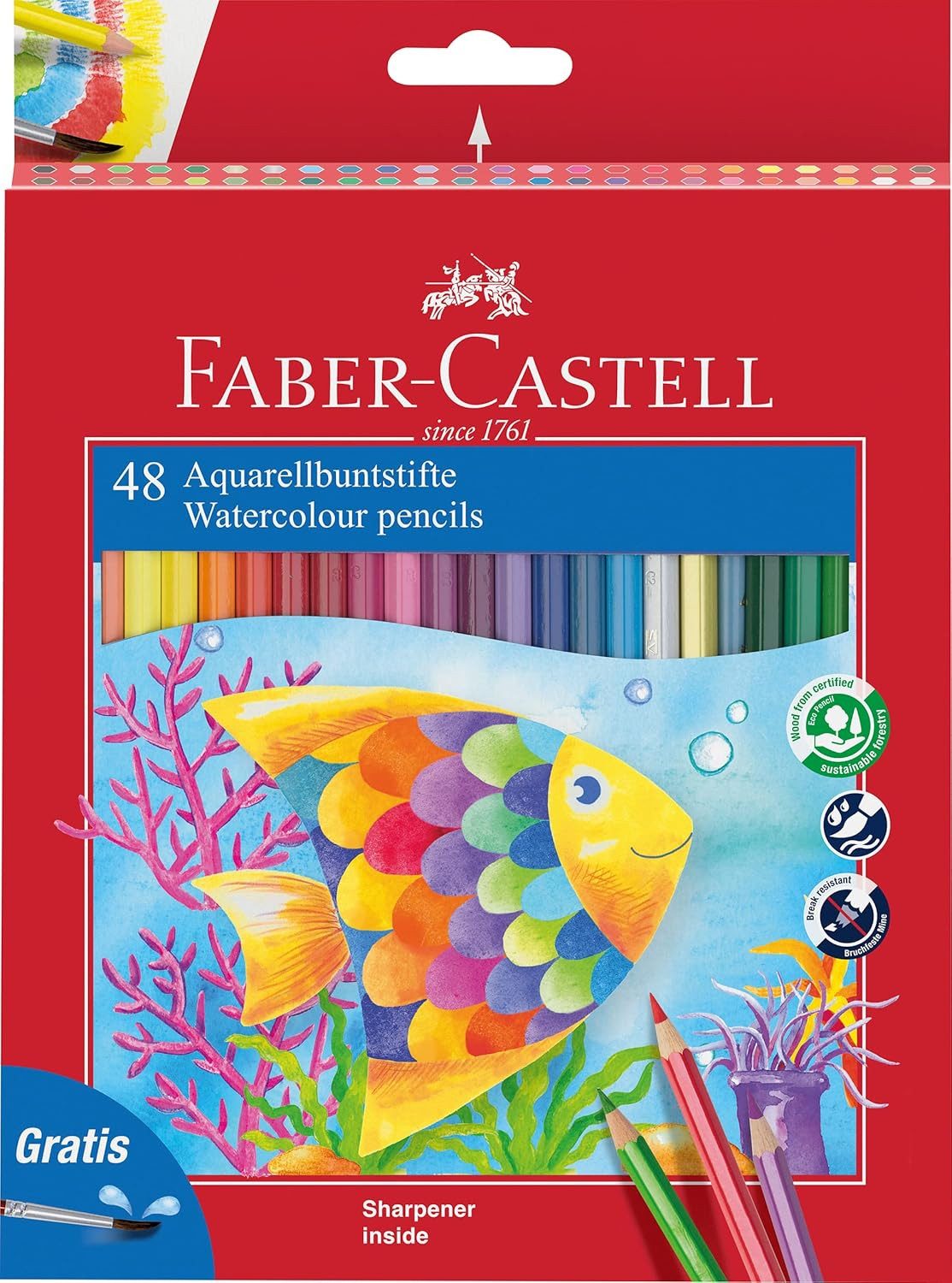 Faber-Castell Aquarellstifte Buntstifte Set Classic Colour,