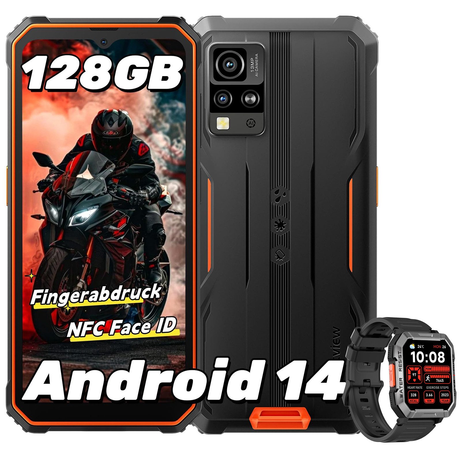 blackview BV4800Pro AI incl. W60 Smartphone