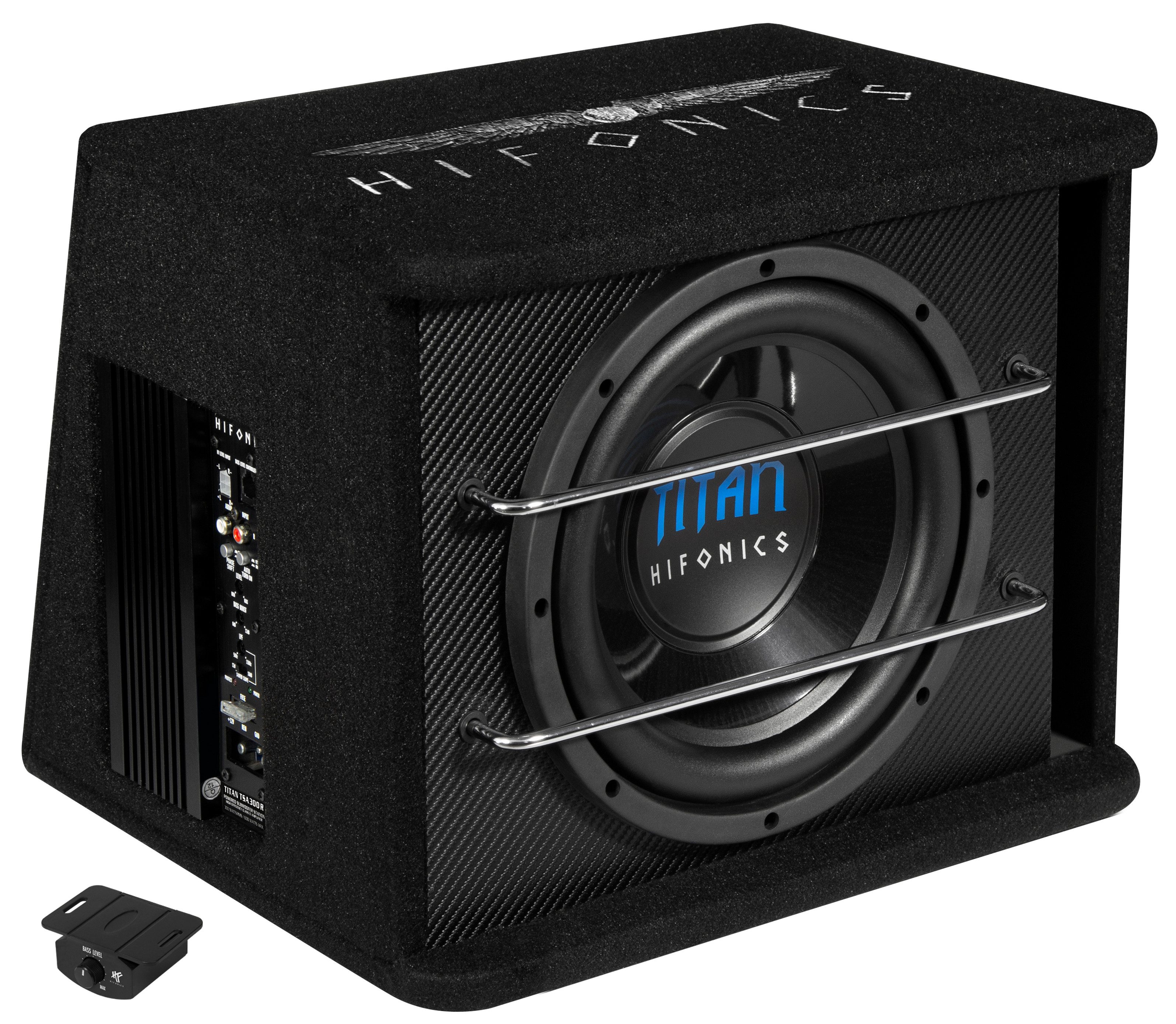 Hifonics Aktiv Single-Bassreflexbox TSA-300R Auto-Subwoofer (300