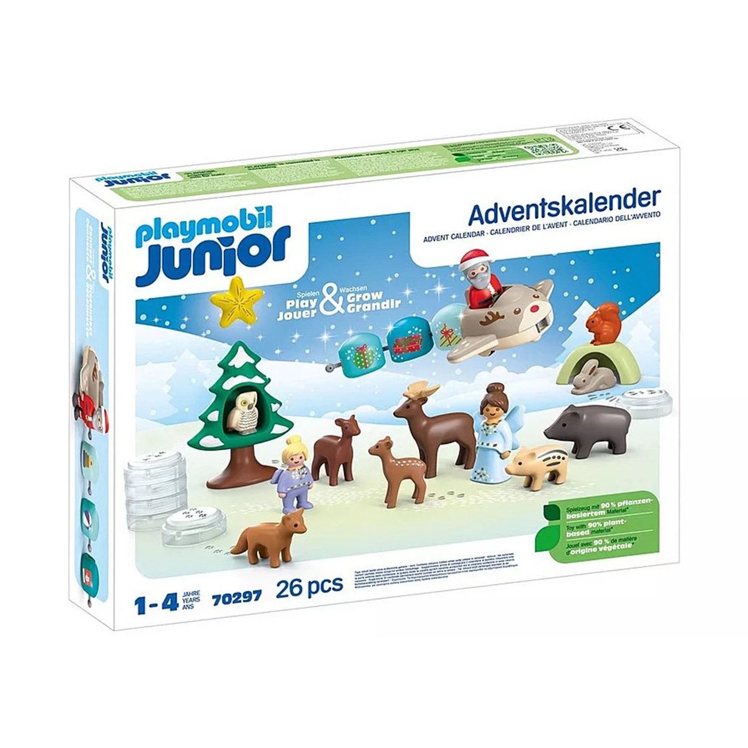 Playmobil® Spielzeug-Adventskalender 70297 1.2.3: Adventskalender Schneeweihnacht