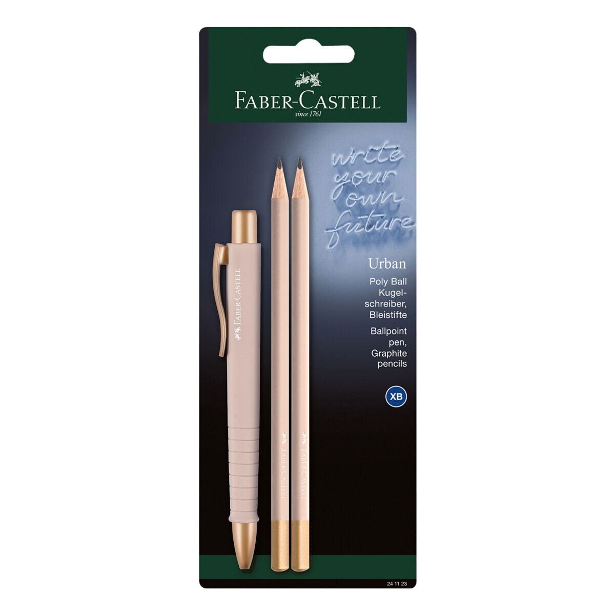 Faber-Castell Kugelschreiber Poly Ball Urban, Schreibset,