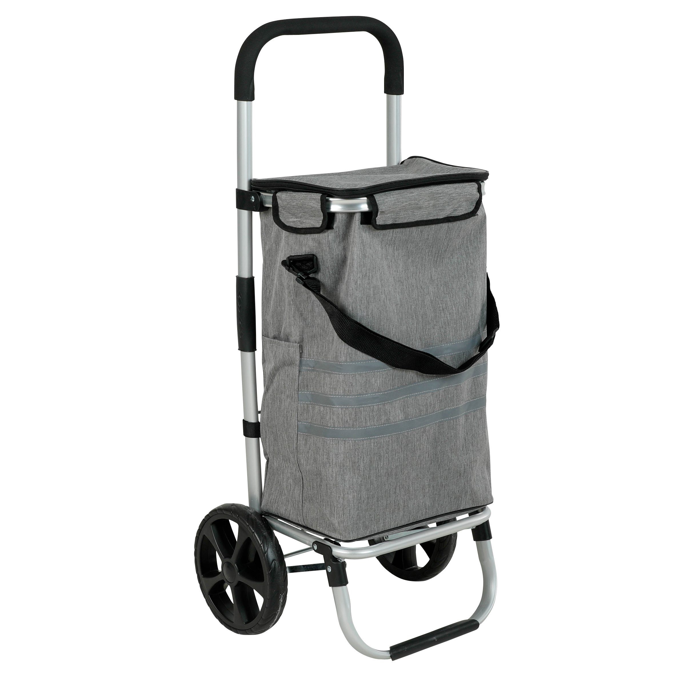 Ribelli Einkaufstrolley Einkaufstrolley mit Korb, Einkaufswagen,