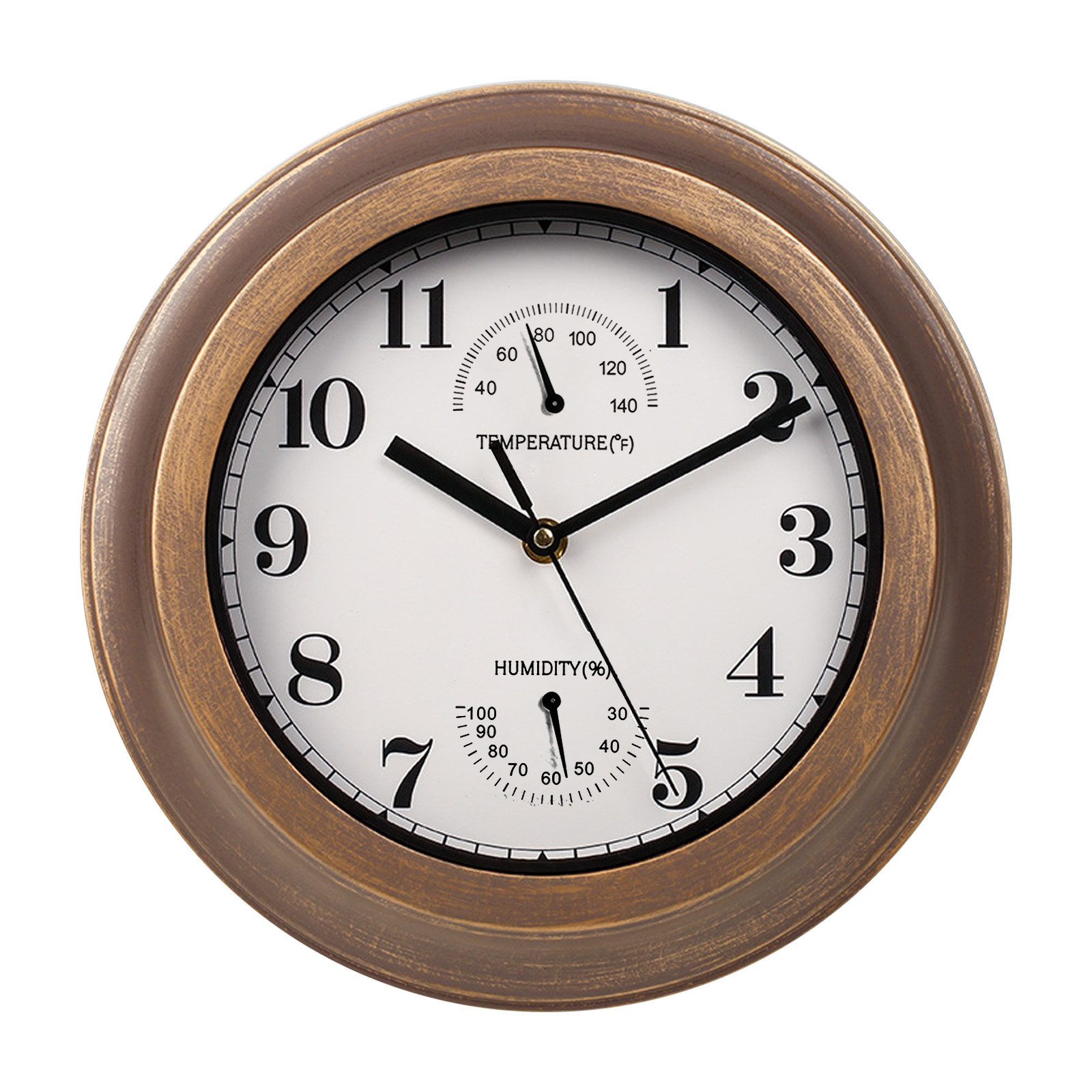 TWSOUL Wanduhr wasserdichte Wanduhr (Kommt mit