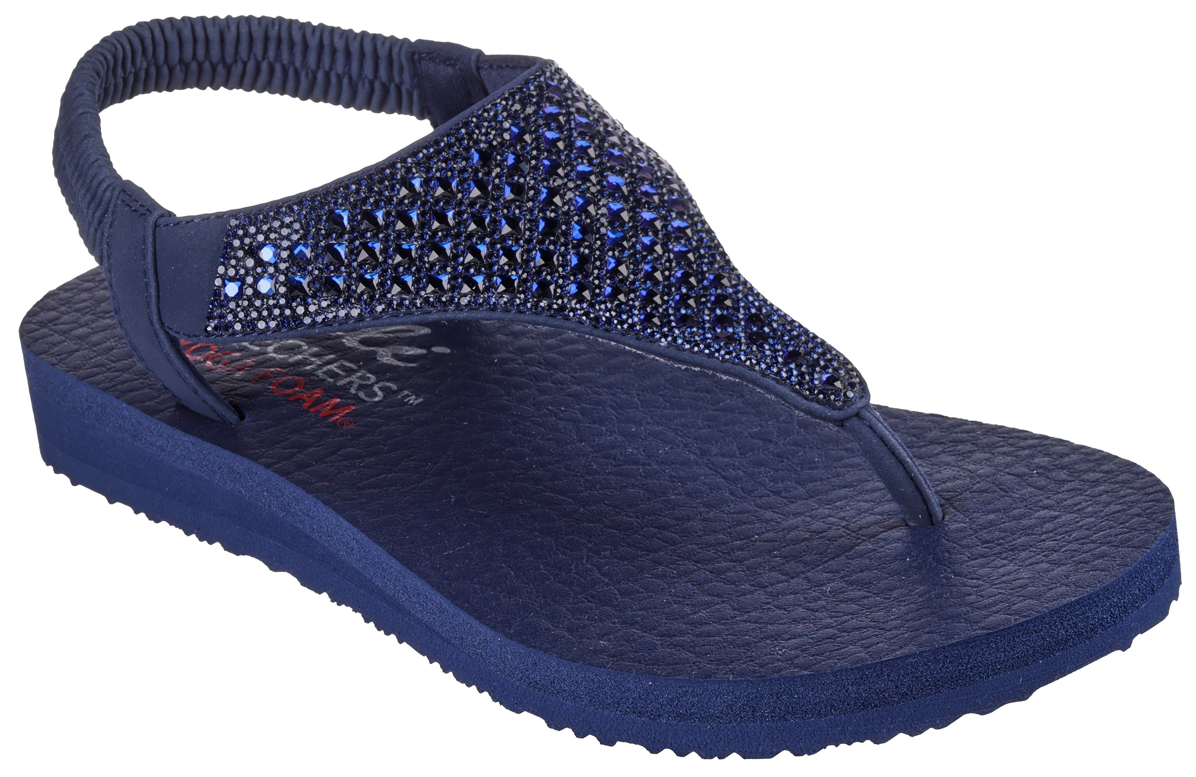 Skechers MEDITATION-ROCKSTAR Sandale, Sommerschuh, Sandalette, Riemchensandale,