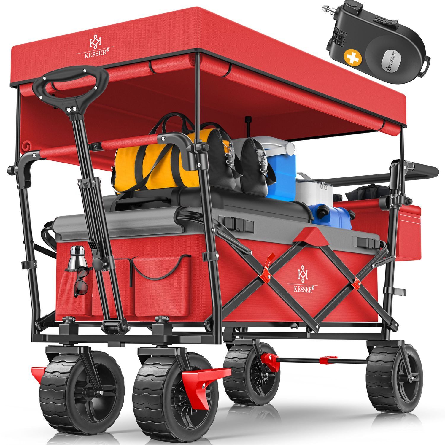 KESSER Bollerwagen, Bollerwagen faltbar GT9000 mit
