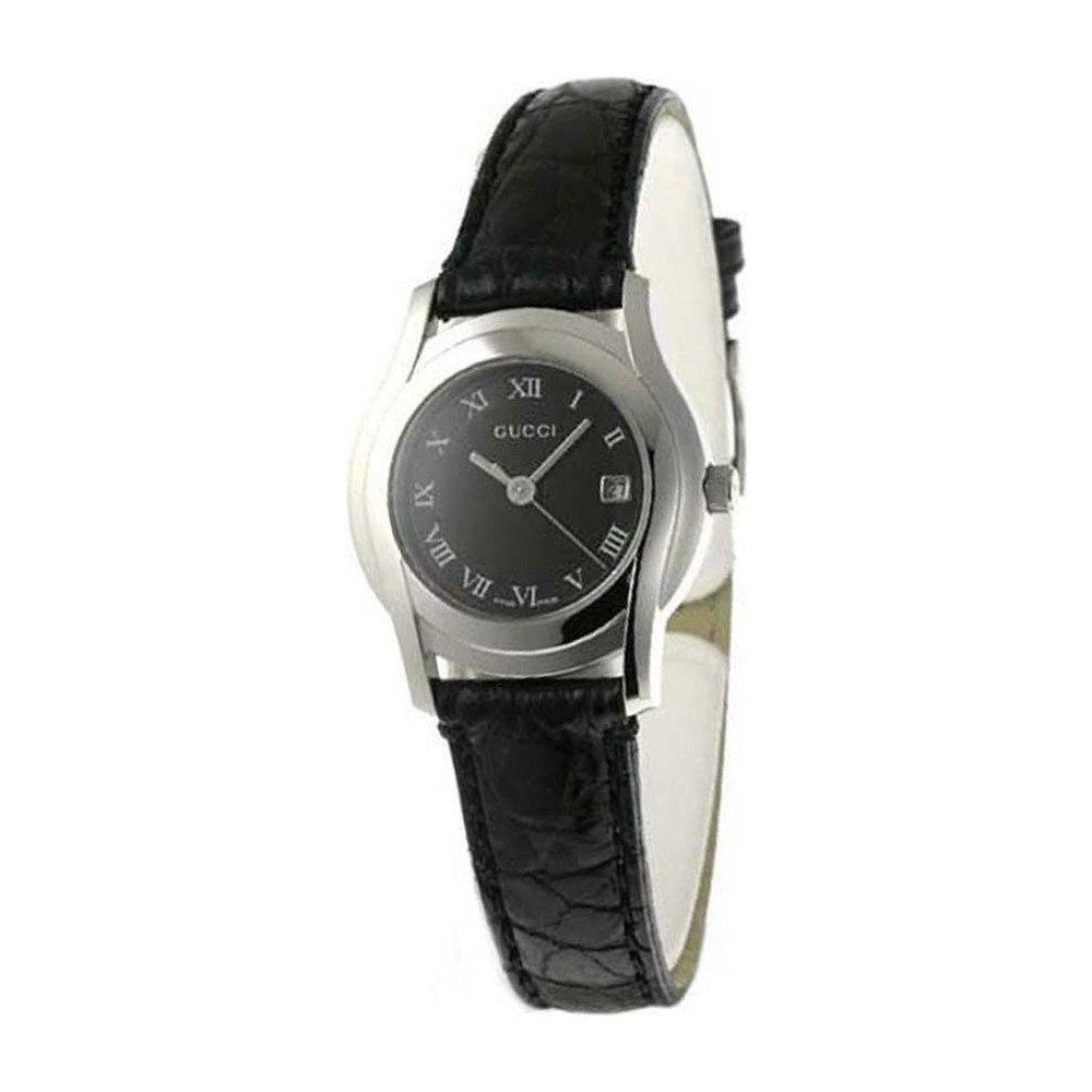 GUCCI Quarzuhr YA055502, Römische Ziffern, geprägtes