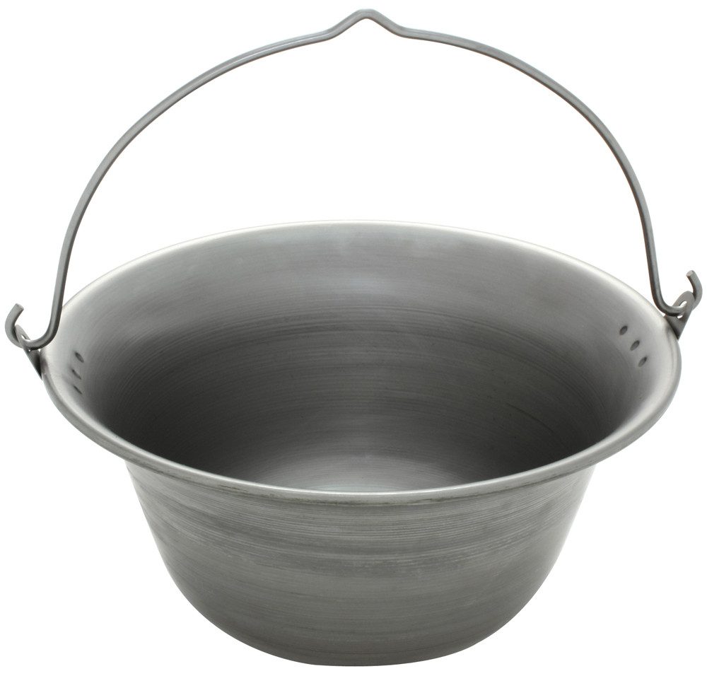 Grillplanet Holzkohlegrill Gulaschkessel 10 Liter Eisen