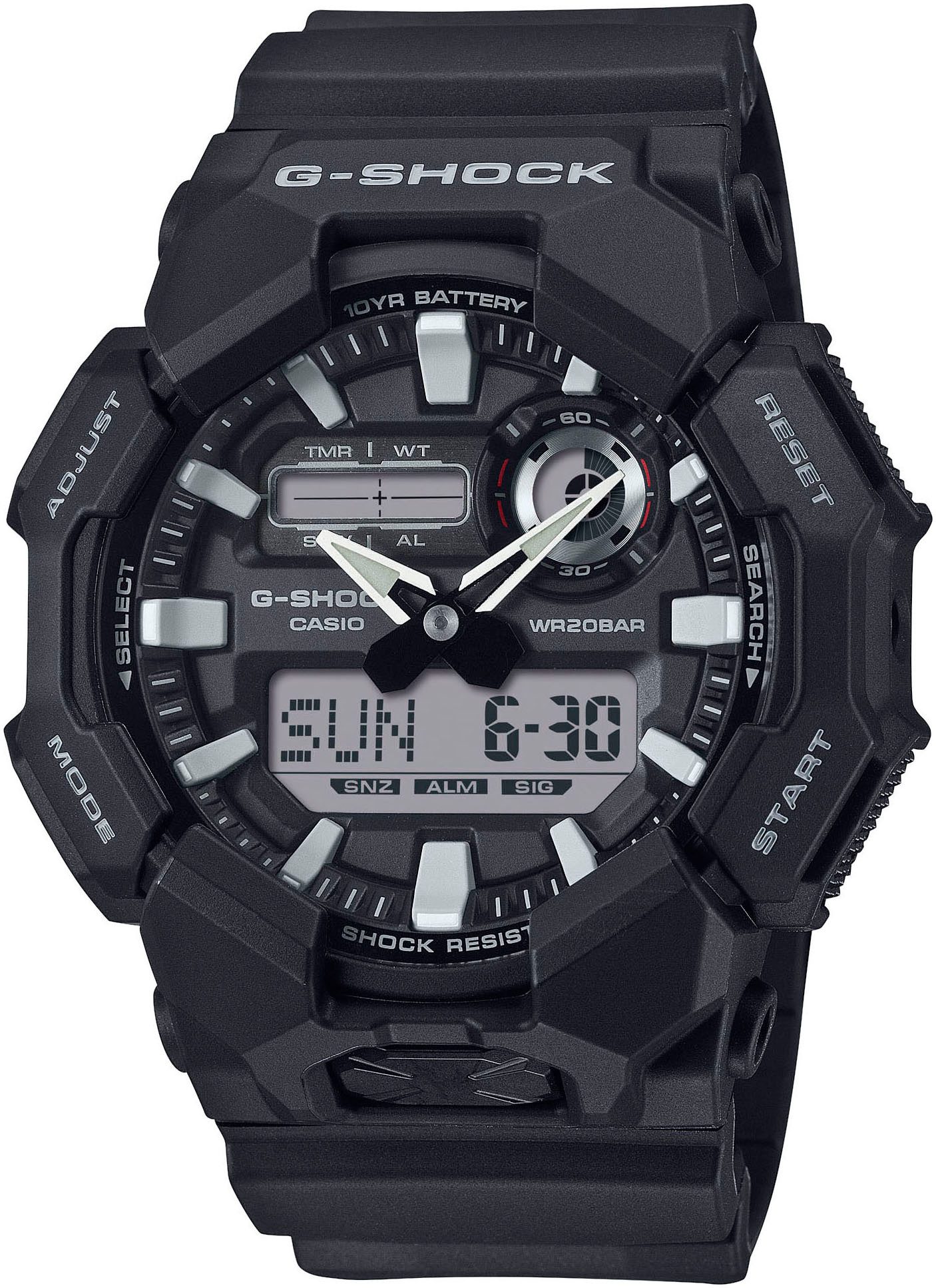 CASIO G-SHOCK Chronograph GA-010-1AER, Quarzuhr, Armbanduhr,Herrenuhr,