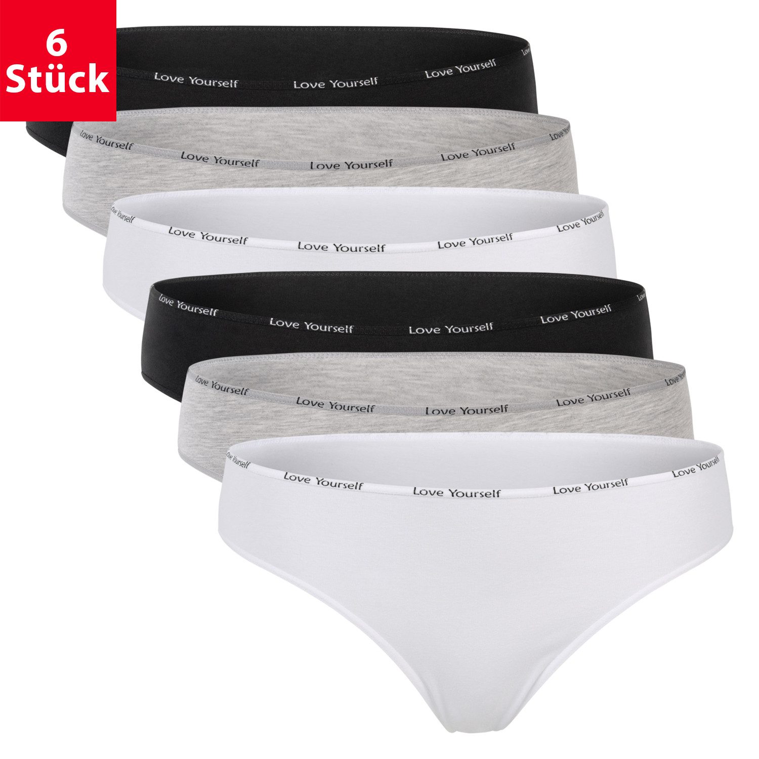 celodoro Tanga Damen Tanga (6er Pack)