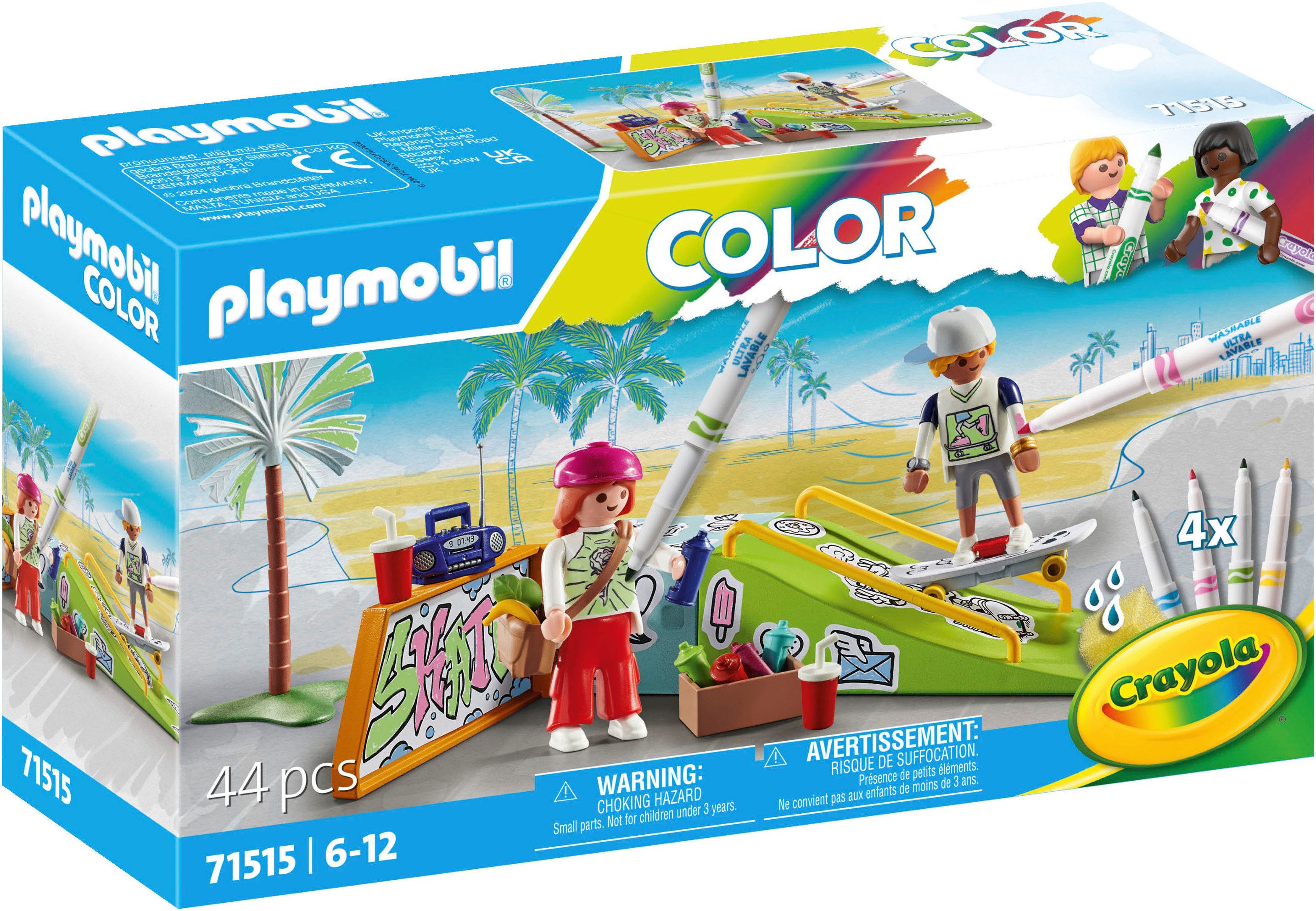 Playmobil® Skatepark (71515), Color Konstruktions-Spielset, (44