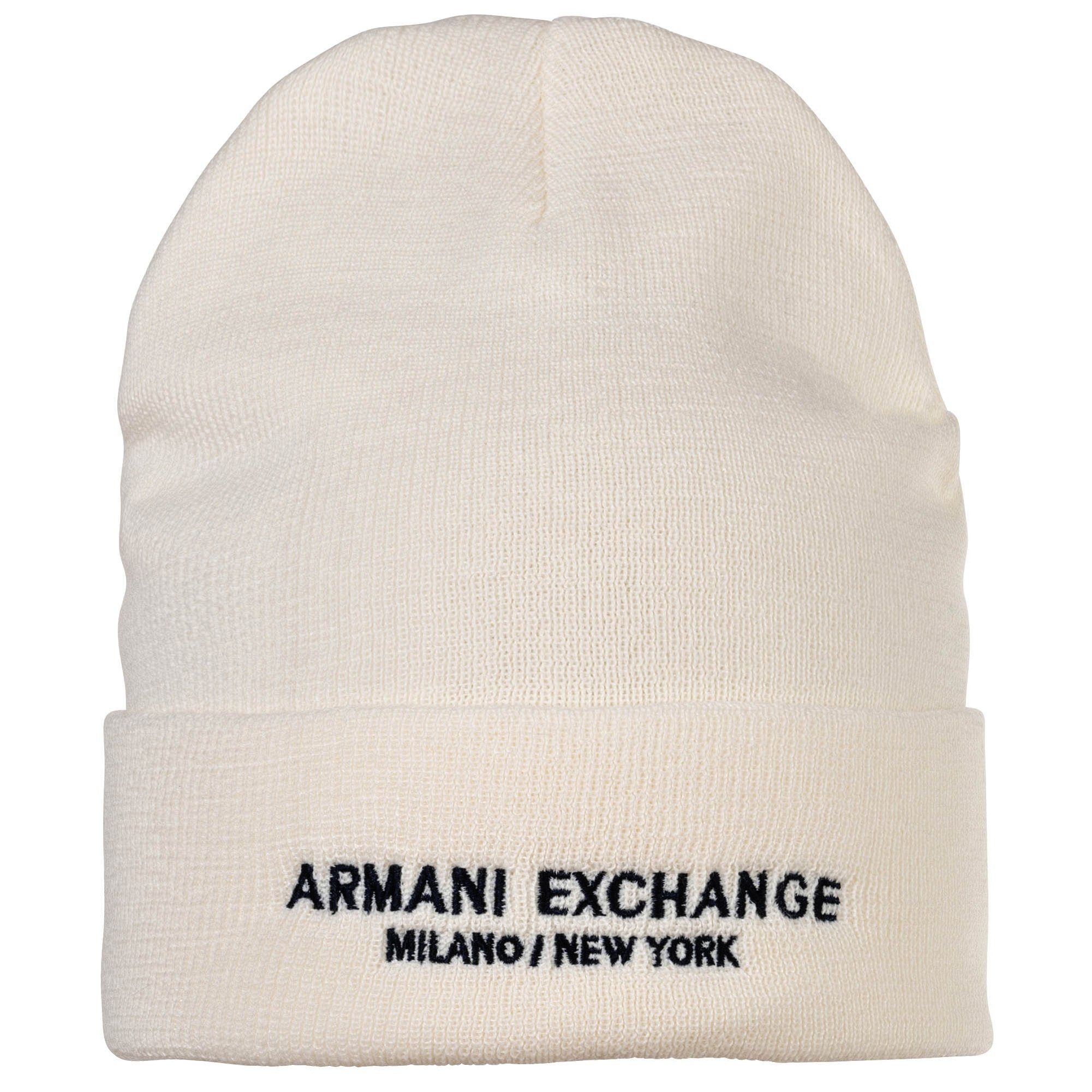 ARMANI EXCHANGE Beanie Herren Mütze Polyester