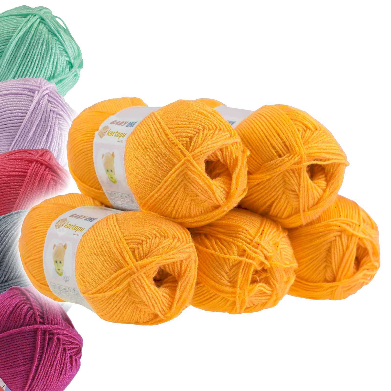 Kartopu 5 x 100g Strickgarn Kartopu