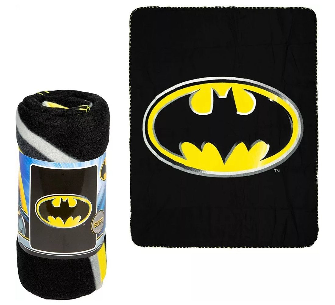 Kinderdecke Batman Fleecedecke Superheld Warm Kuscheldecke