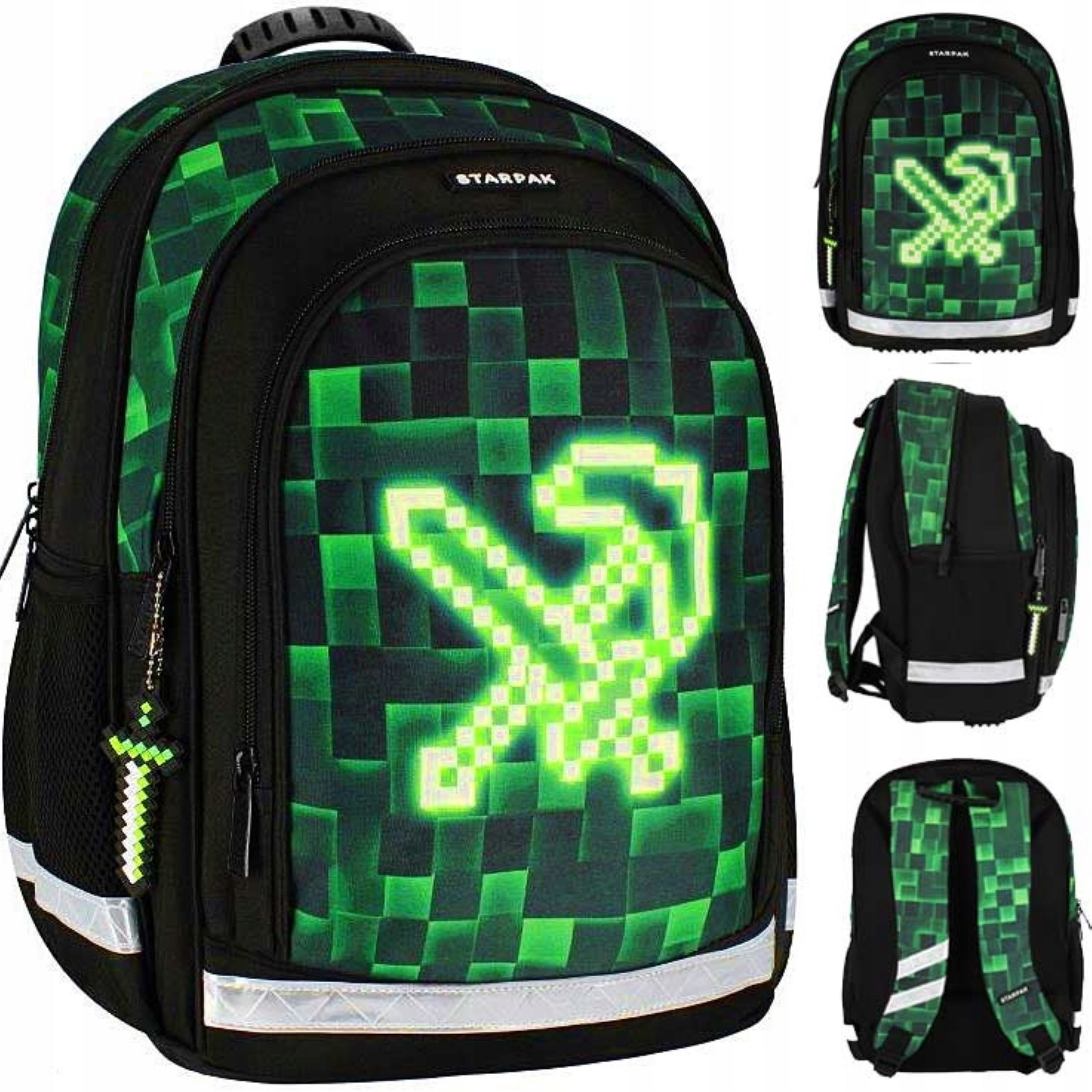 Starpak Schulrucksack Starpak Schulrucksack Pixel Green