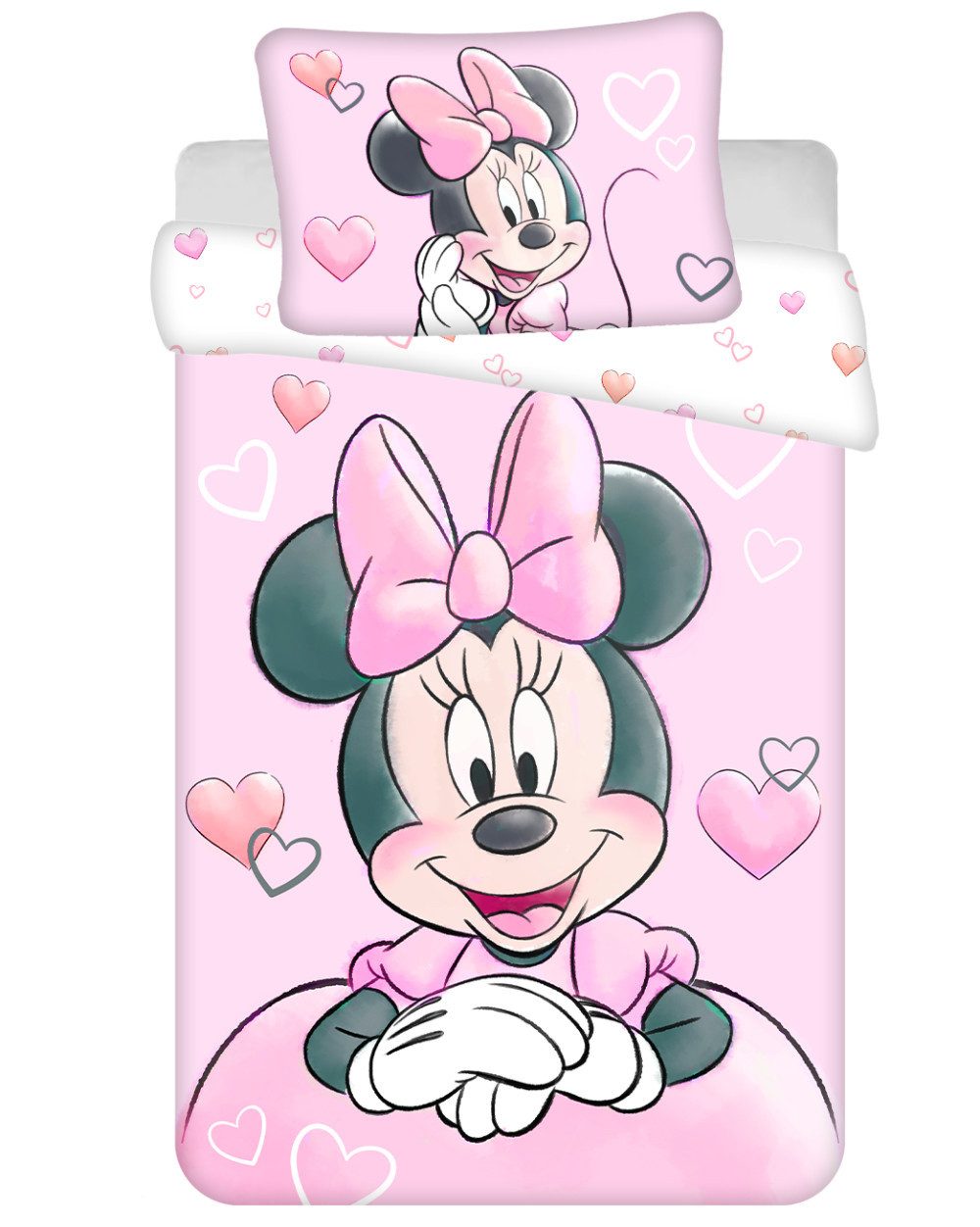 Disney Bettwäsche Disney Minnie Powder pink