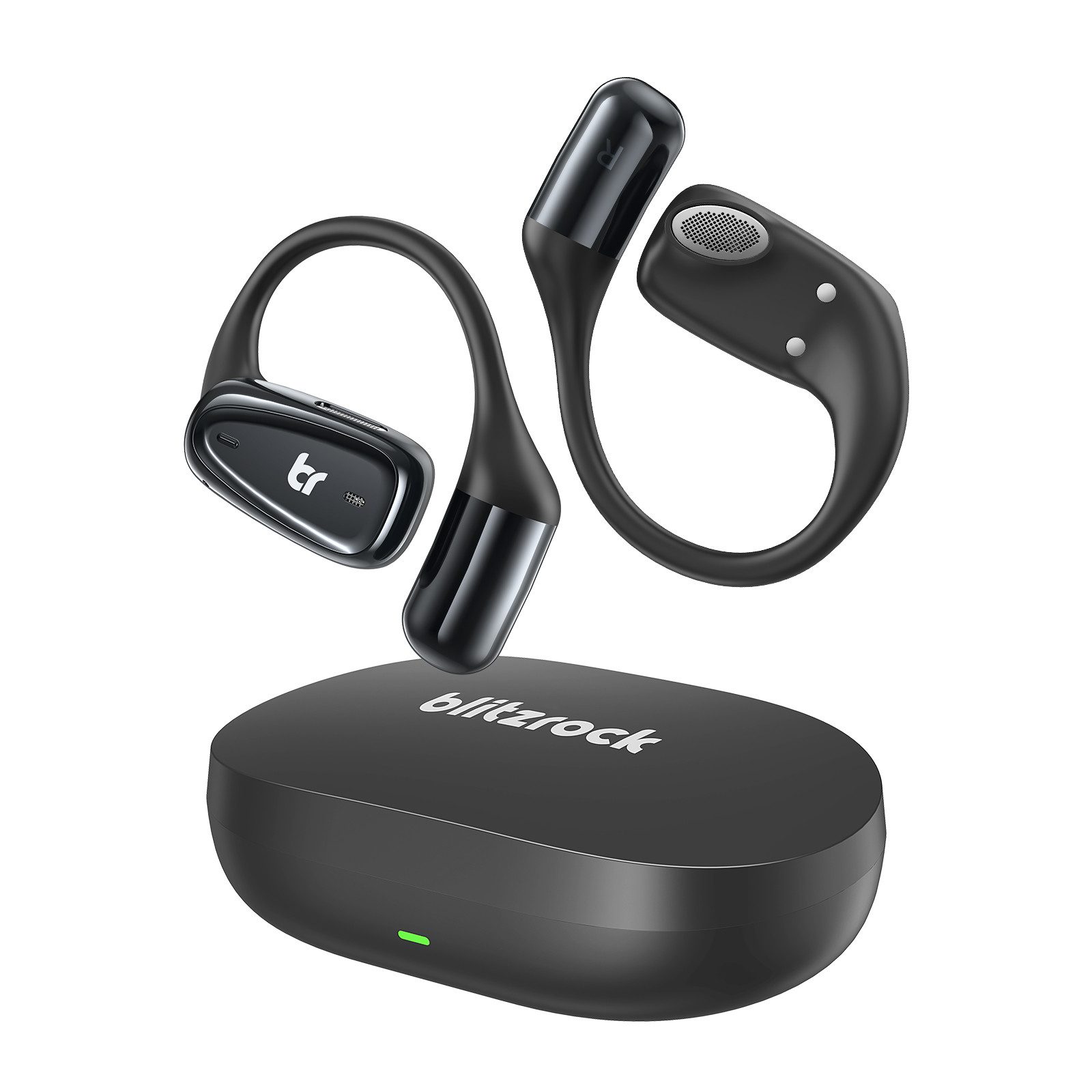 BLiTZWOLF BR-CT3 Bluetooth-Kopfhörer (Bluetooth, 0,7mm Ohrbügel,