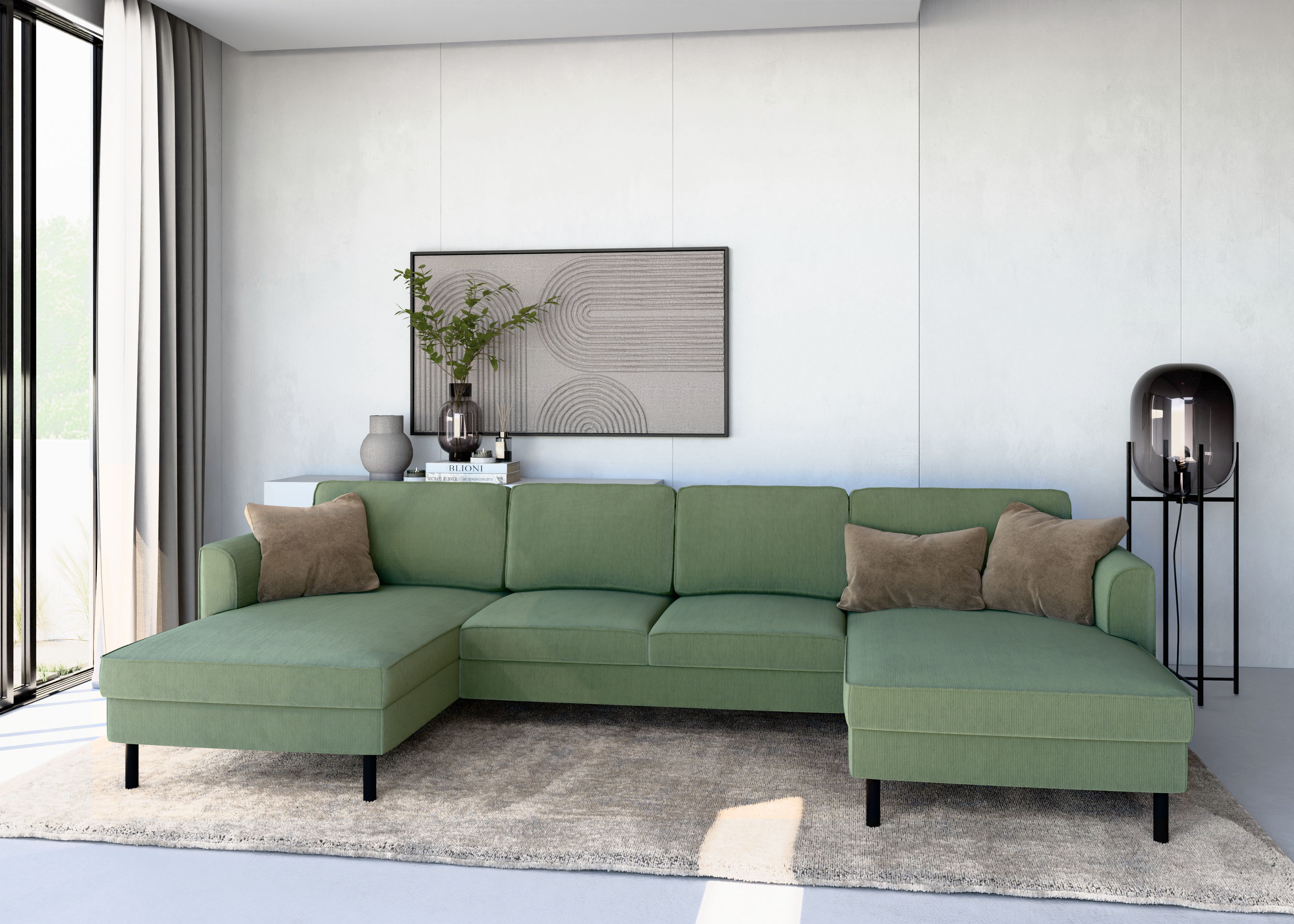 Home affaire Wohnlandschaft Booster Couch wahlweise