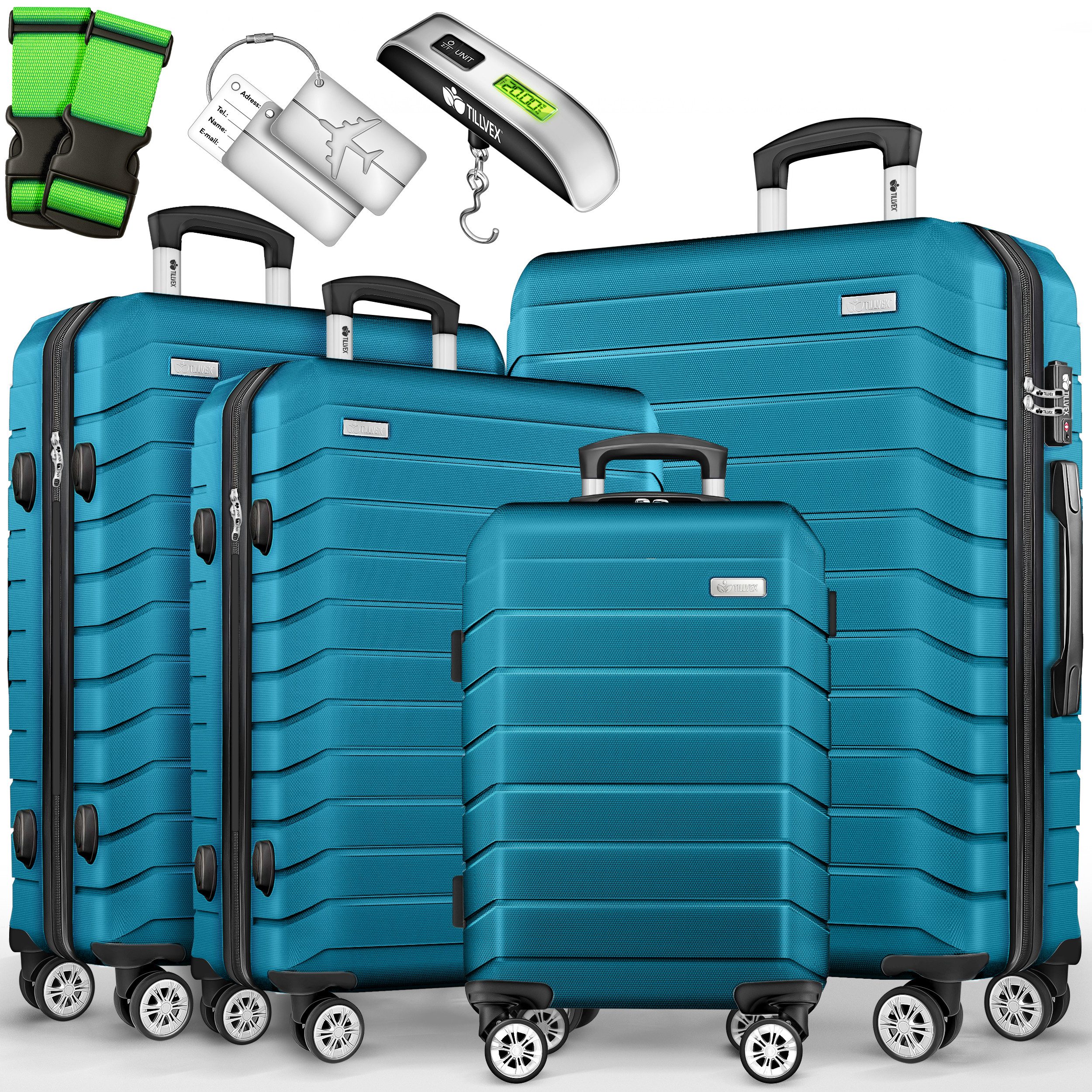 tillvex Sandfilteranlage tillvex® Reisekoffer Set Koffer