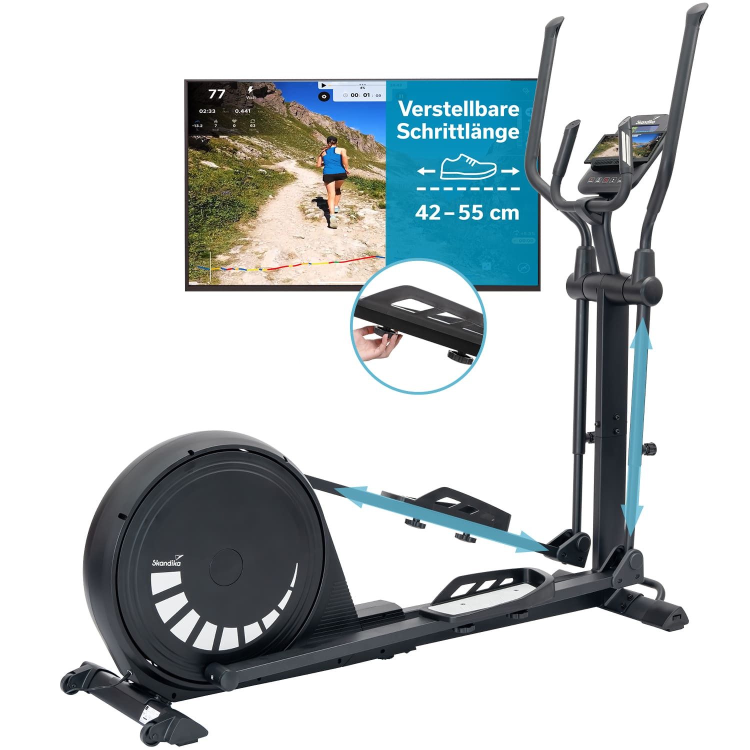 Skandika Crosstrainer Carbon P20-R, Ellipsentrainer für