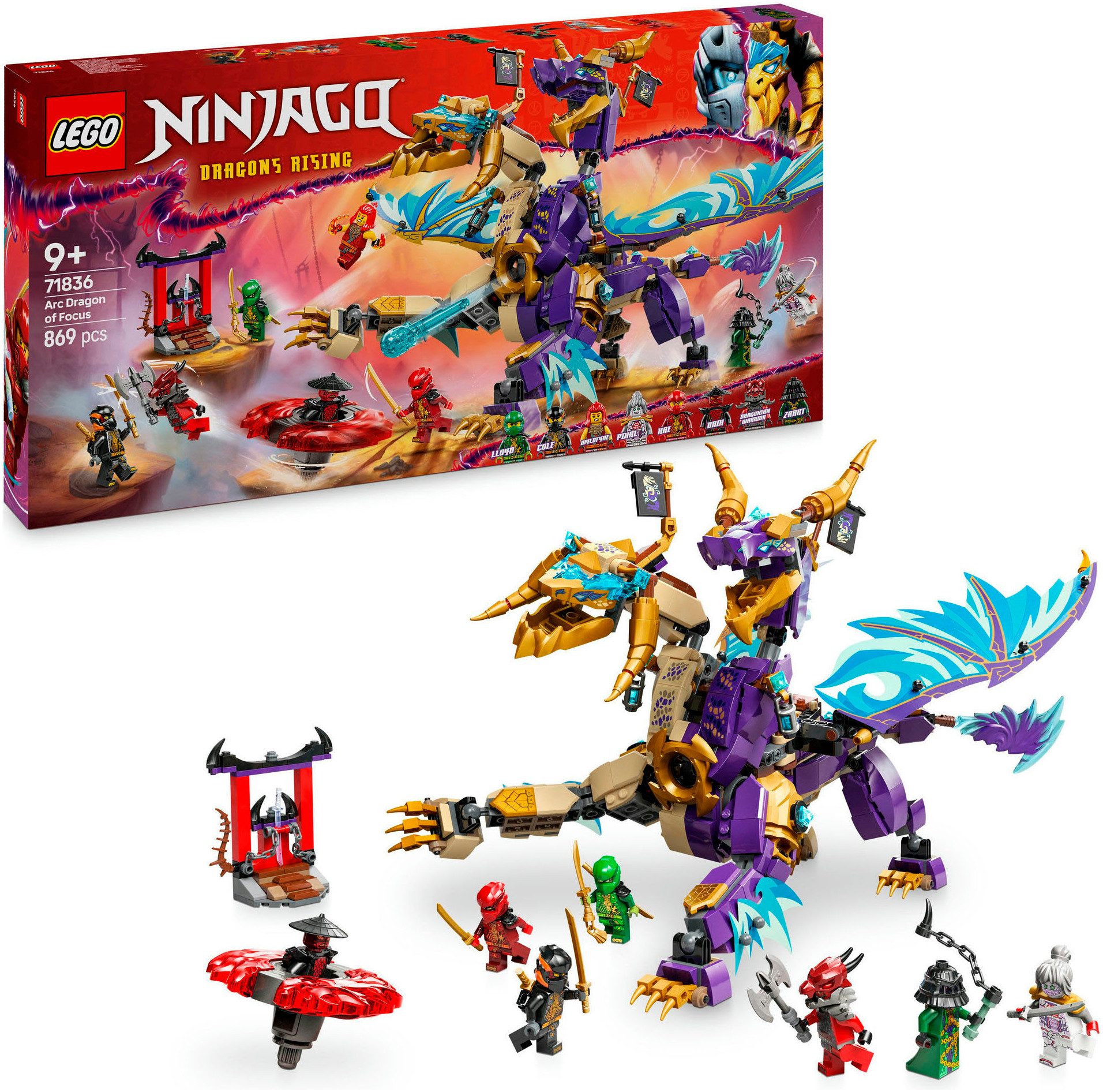 LEGO® Lichtbogendrache (71836), LEGO® Ninjago Konstruktionsspielsteine,