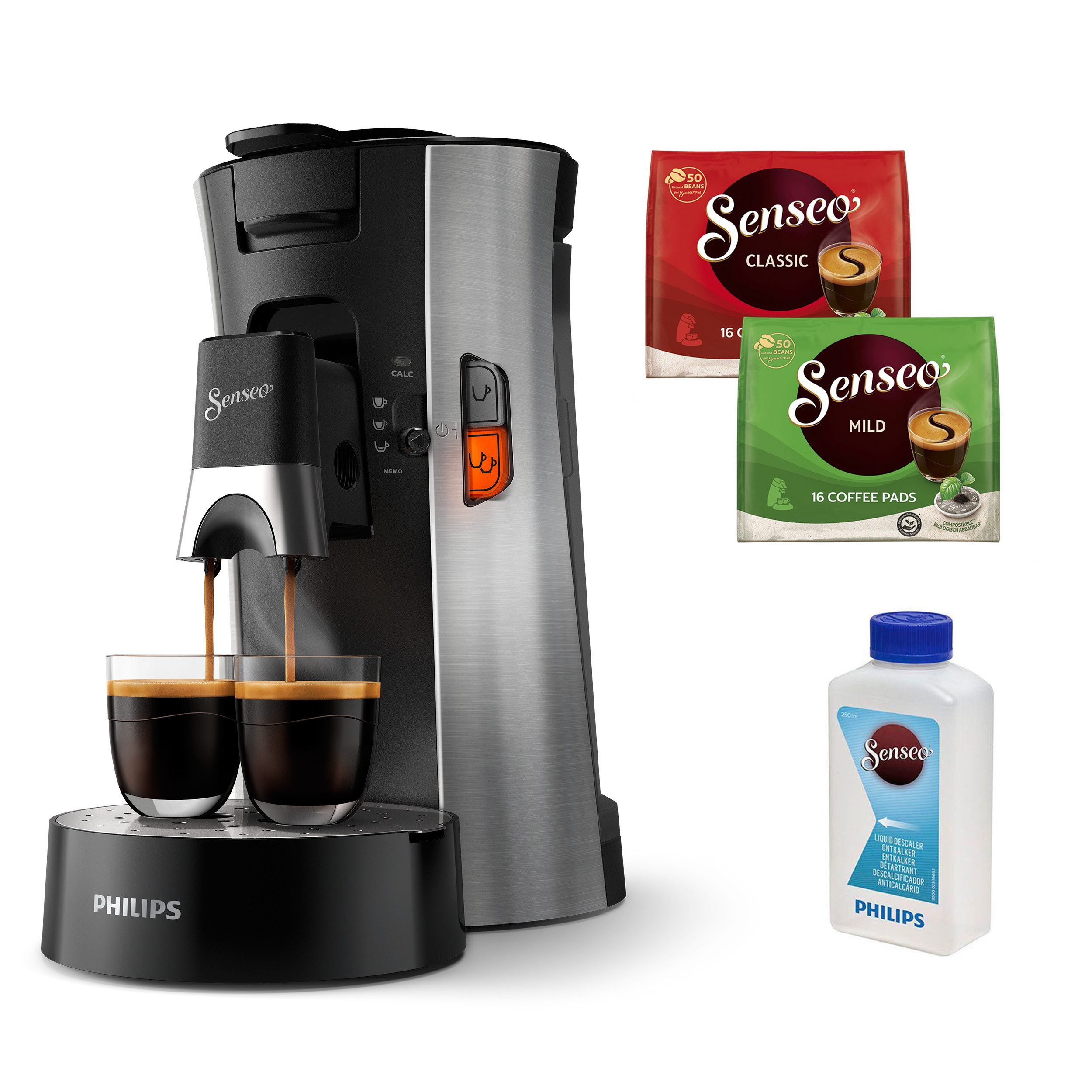 Philips Senseo Kaffeepadmaschine SSelect CSA250/10, mit