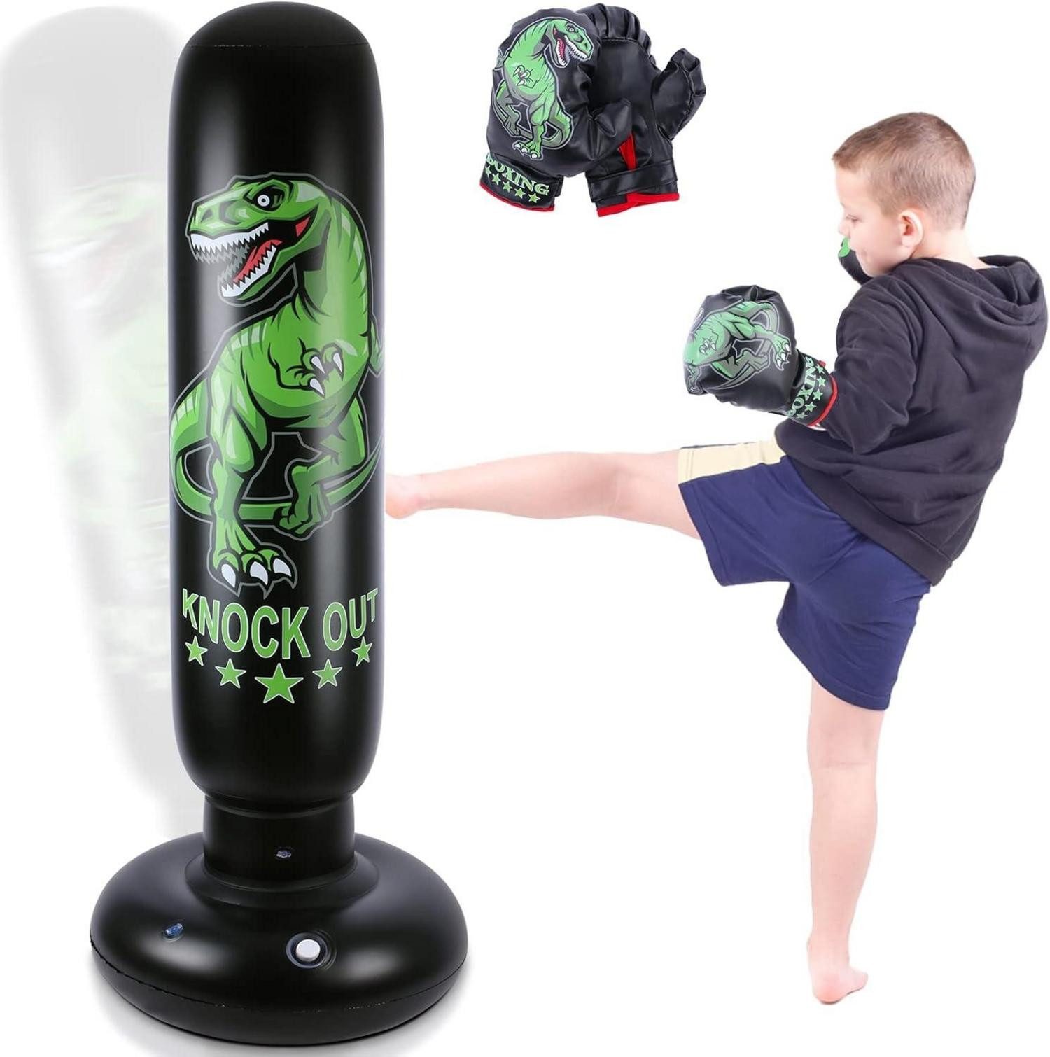 LuxusKollektion Kinderboxhandschuhe Dinosaurier Boxsack Kinder 160