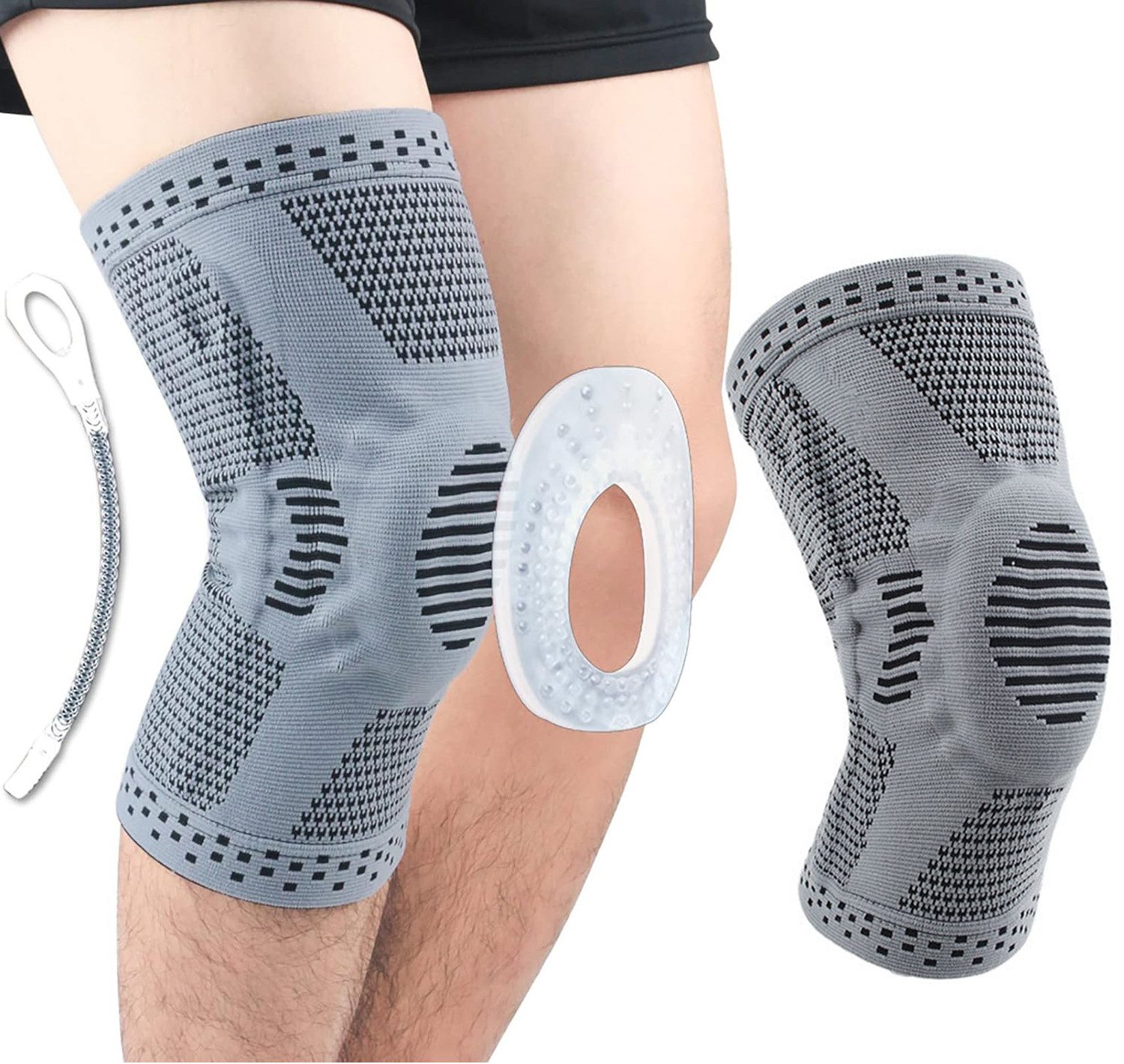RWEUOQ Kniebandage Kniestütze, Komprimierte Kniebandage für