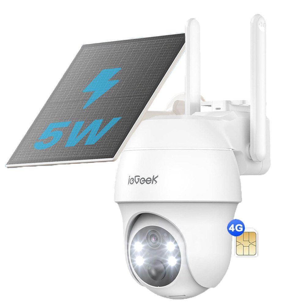 ieGeek Überwachungskamera 4G LTE Überwachungskamera Aussen