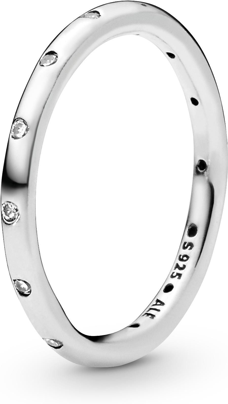 Pandora Fingerring Pandora Einfacher Funkelnder Band-Ring
