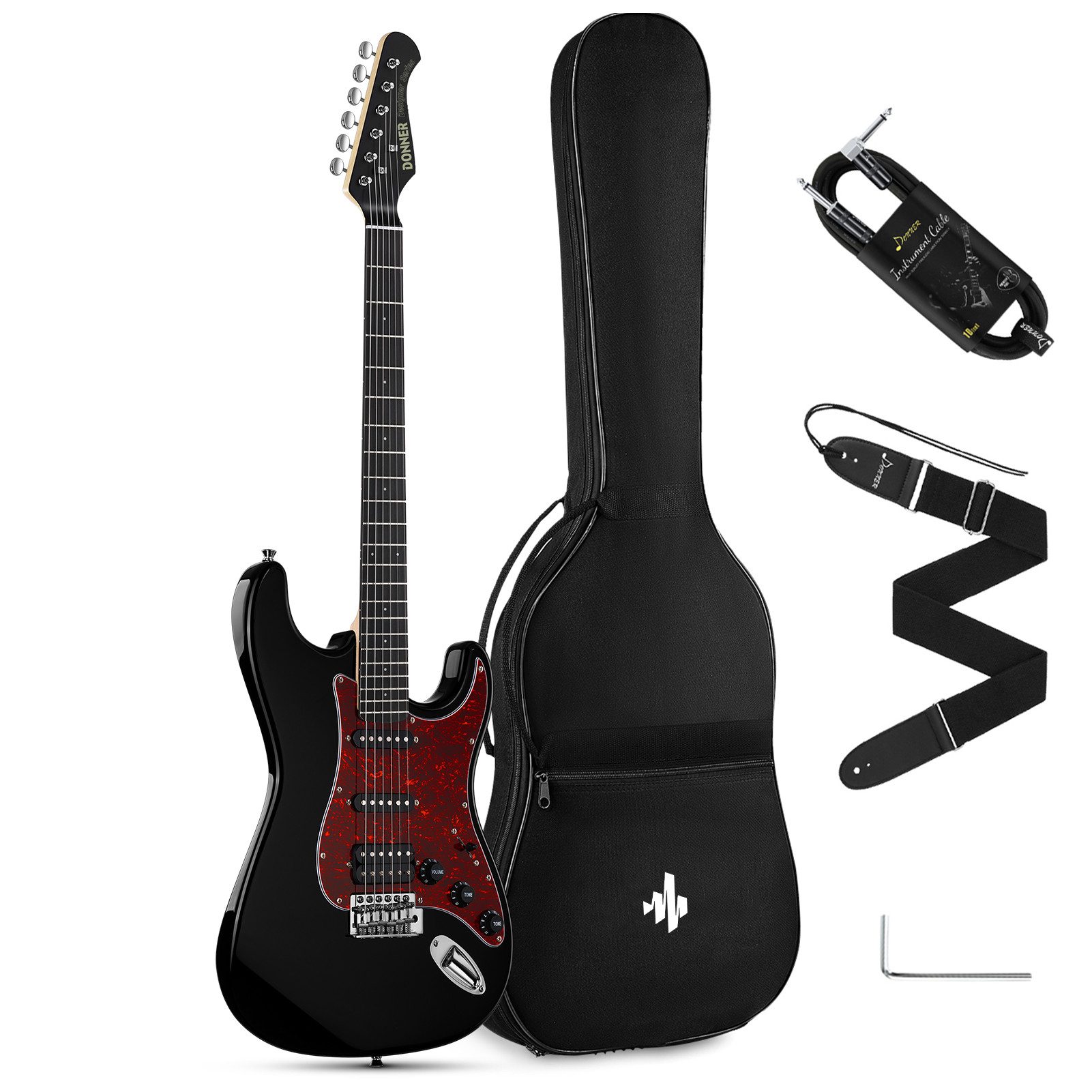 Donner E-Gitarre Donner DST-200 E-Gitarre HHS