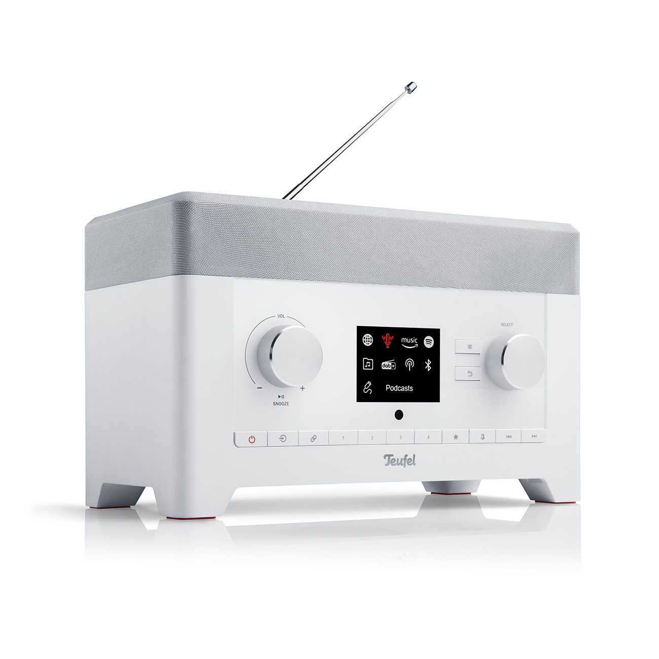 Teufel RADIO 3SIXTY Internet-Radio (Alarmfunktion, DAB+,