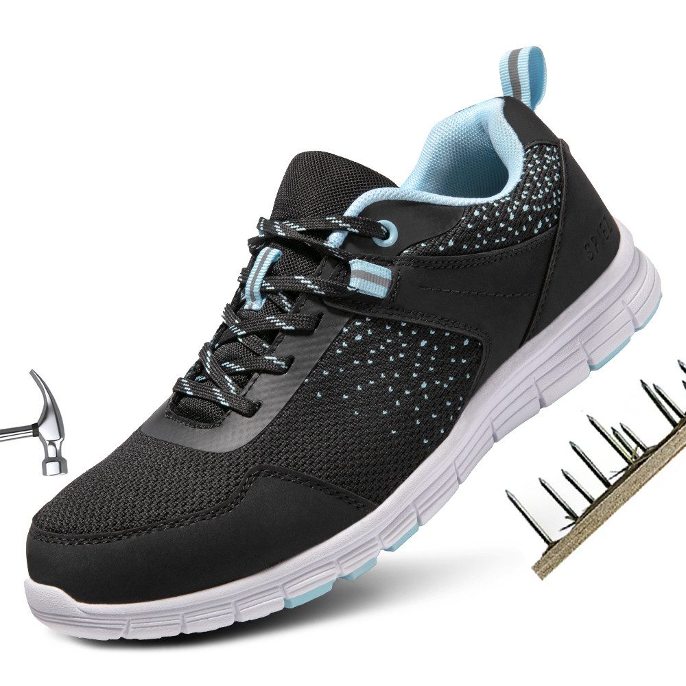 SPIEZ Arbeitsschuhe Damen Leicht Antismashing Pannensichere