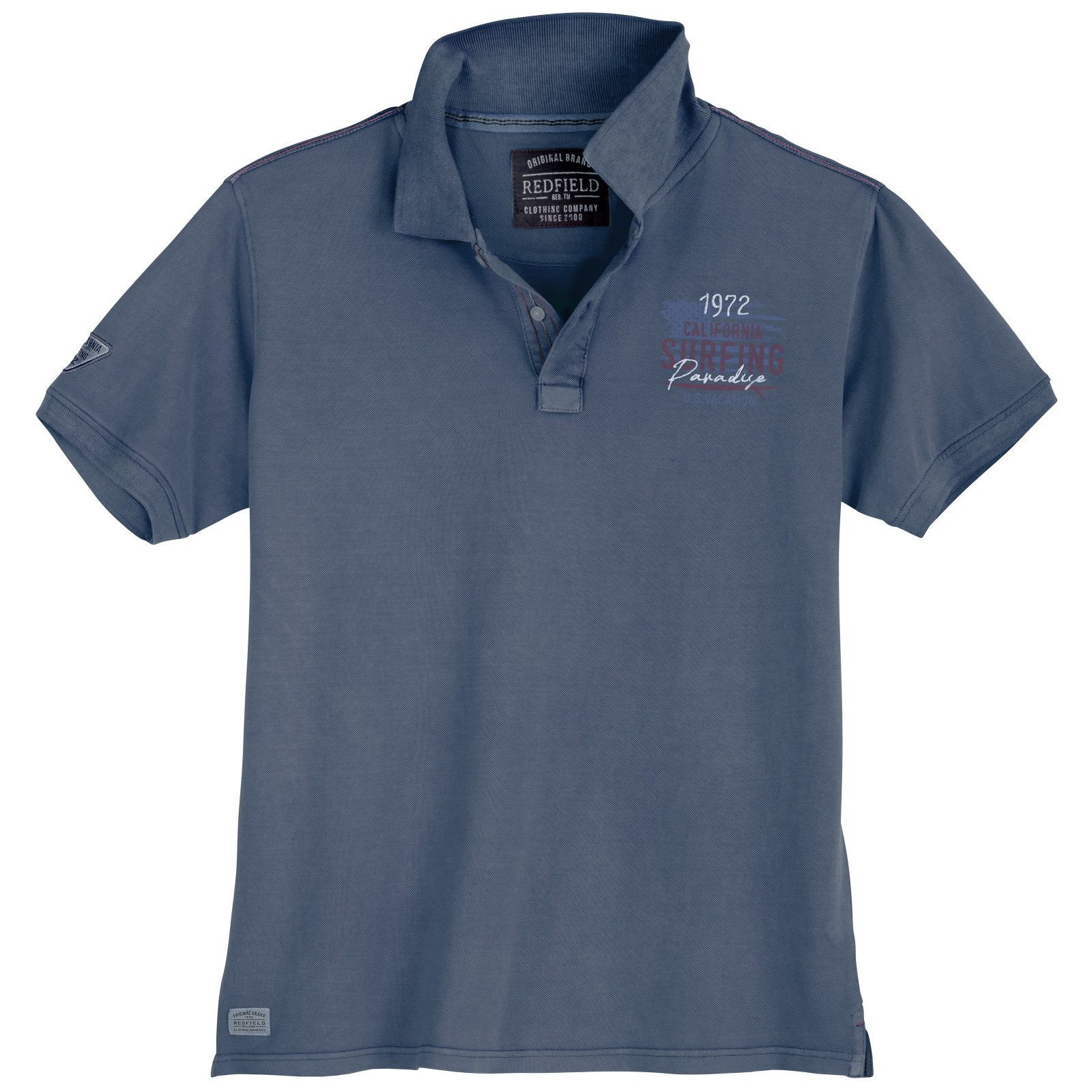 redfield Poloshirt Redfield Übergrößen Poloshirt SURFING