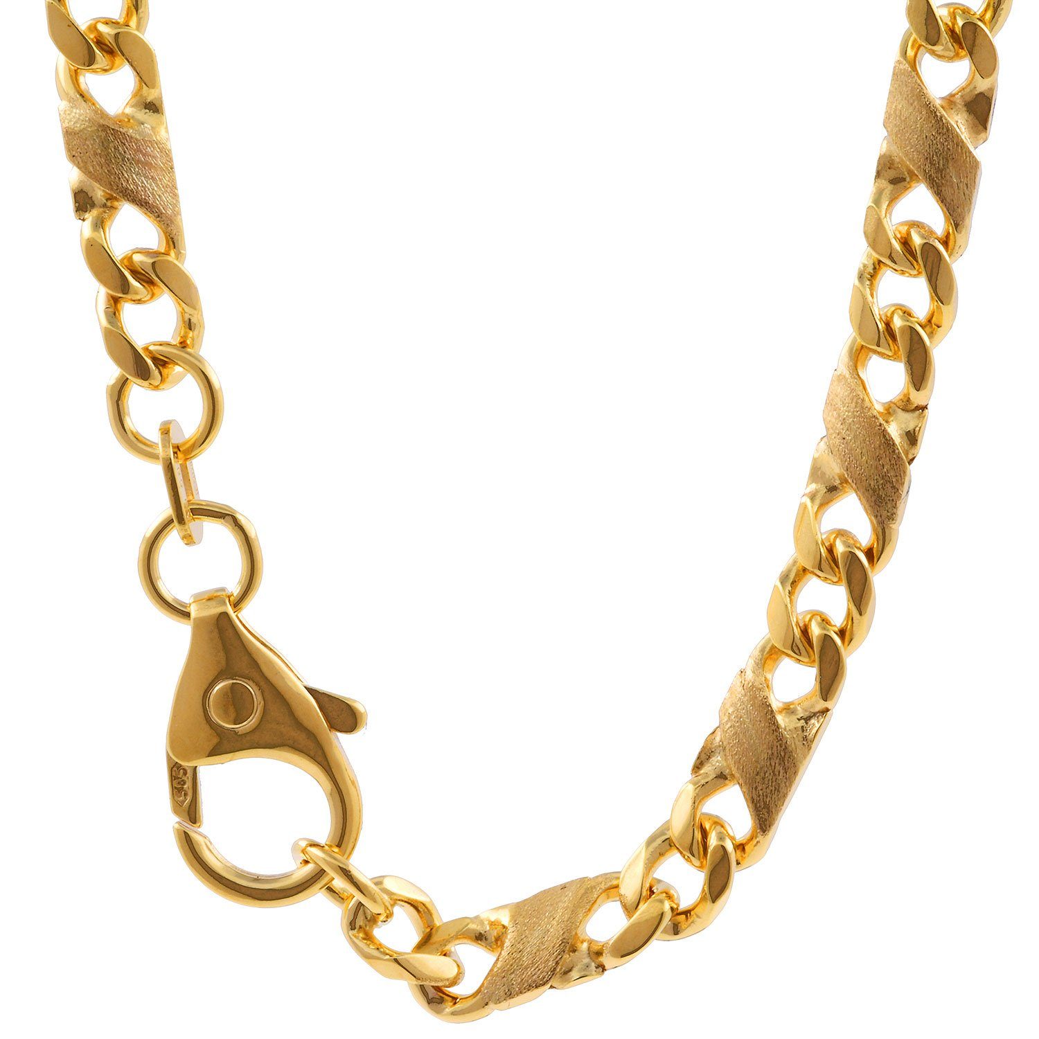 HOPLO Goldkette Goldkette Dollar Kette Länge