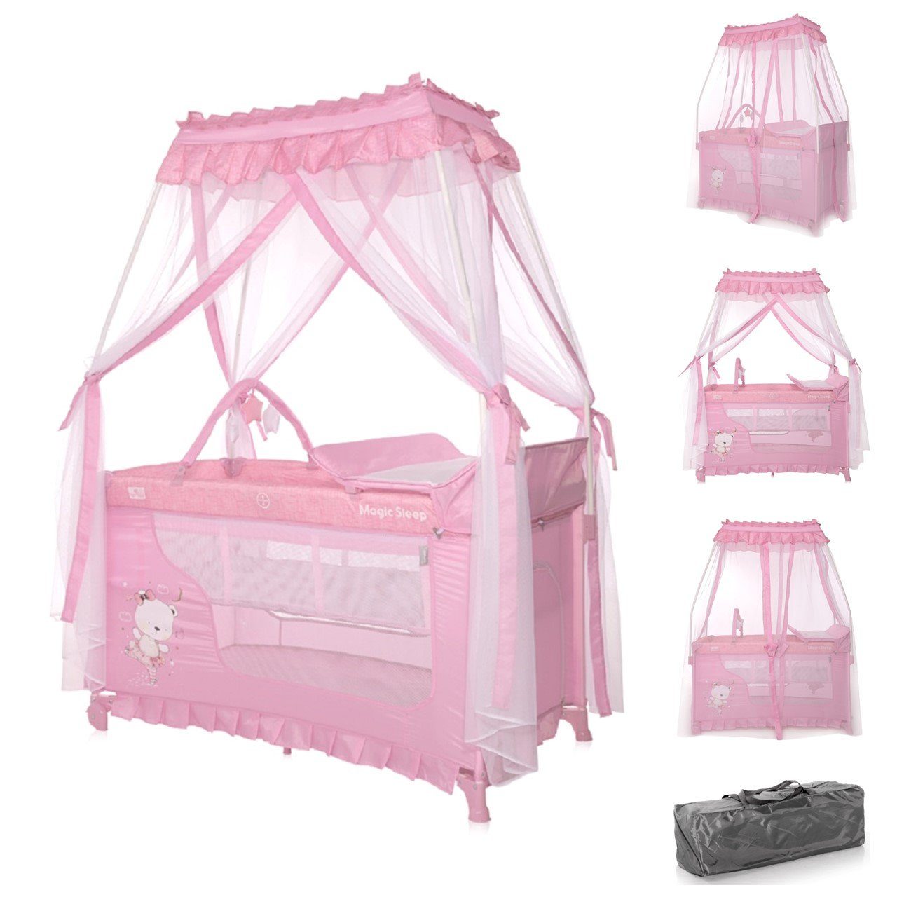 Lorelli Baby-Reisebett Reisebett, Laufstall Magic Sleep,