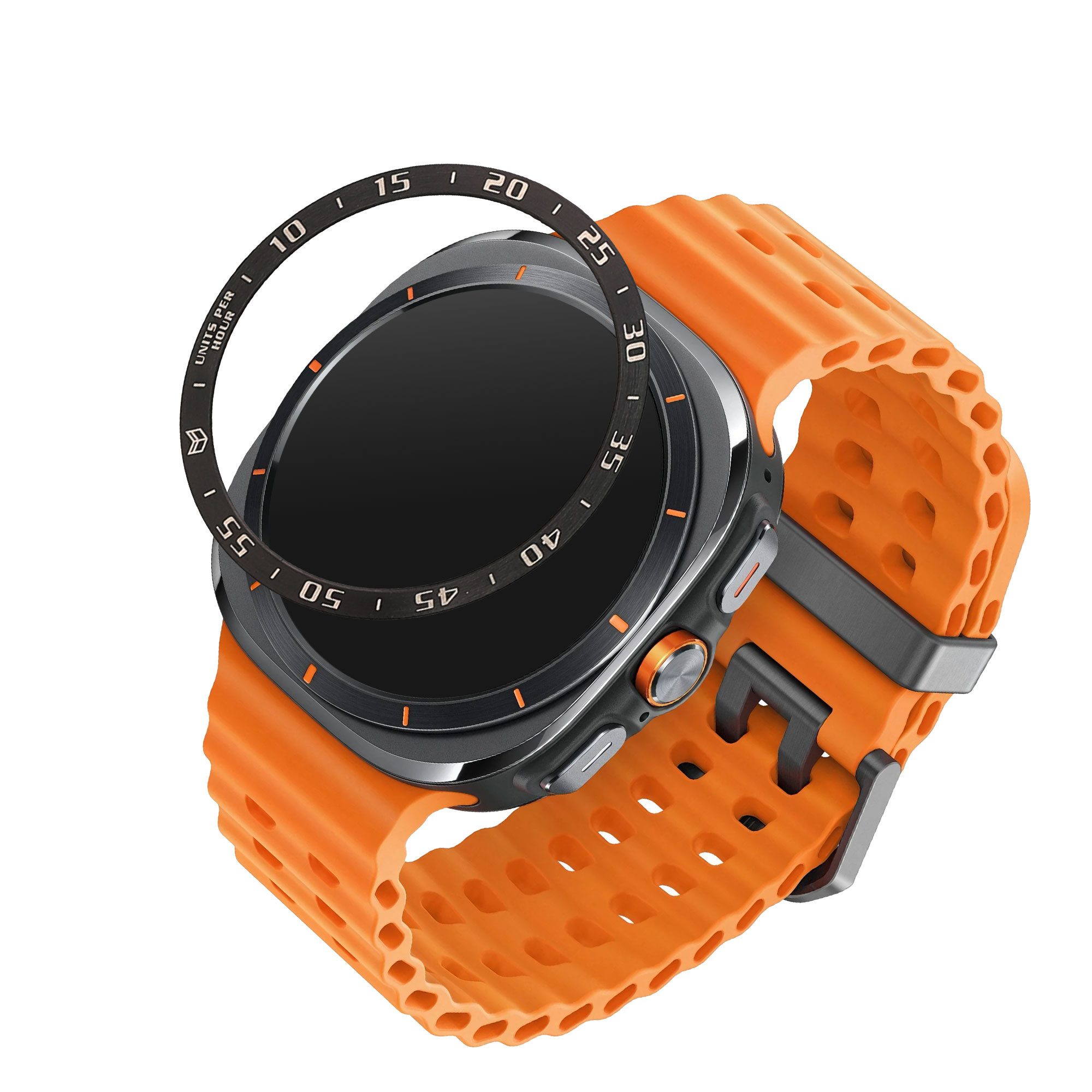kwmobile Smartwatch-Hülle Schutzring für Samsung Galaxy
