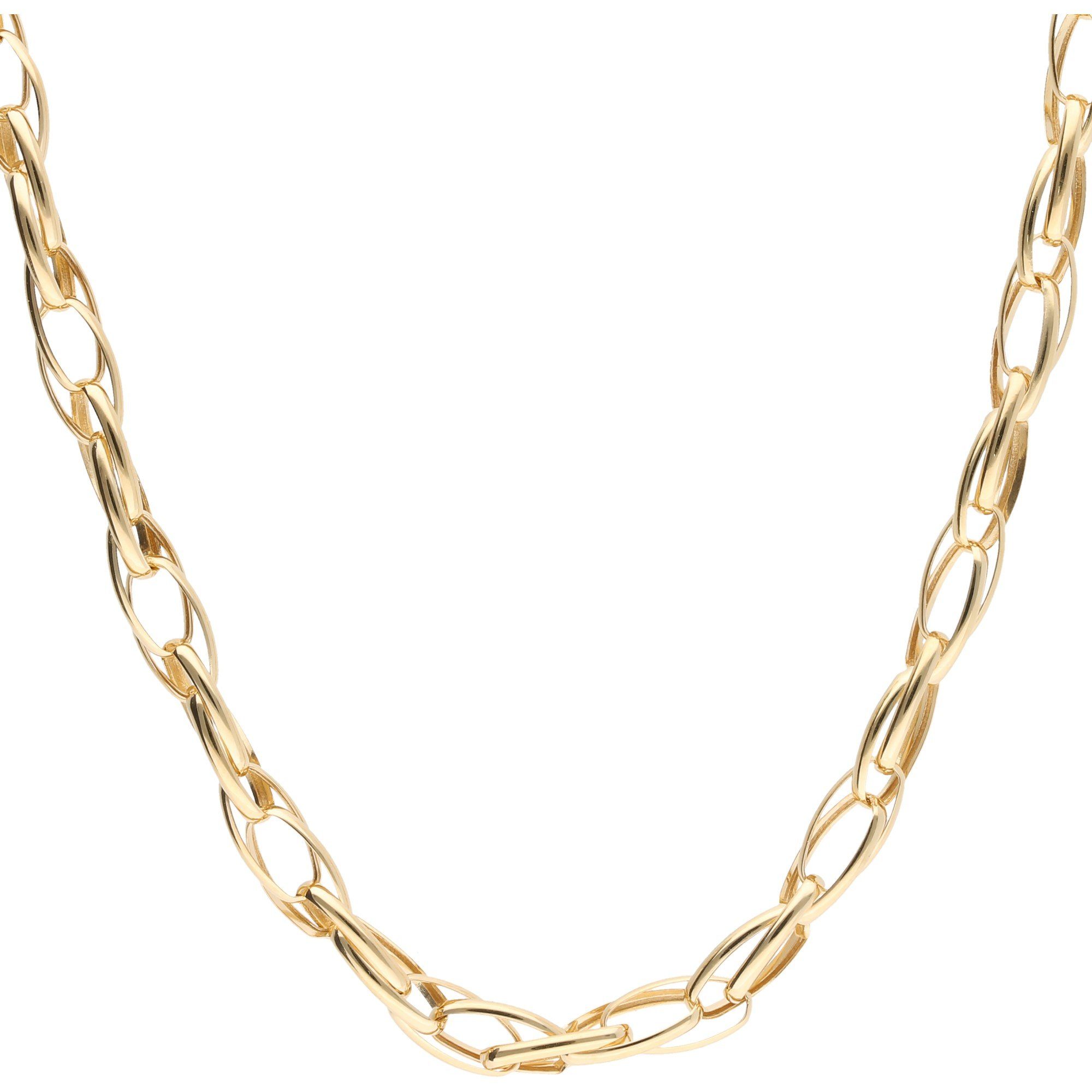Luigi Merano Goldkette Doppelankerkette, Gold 585