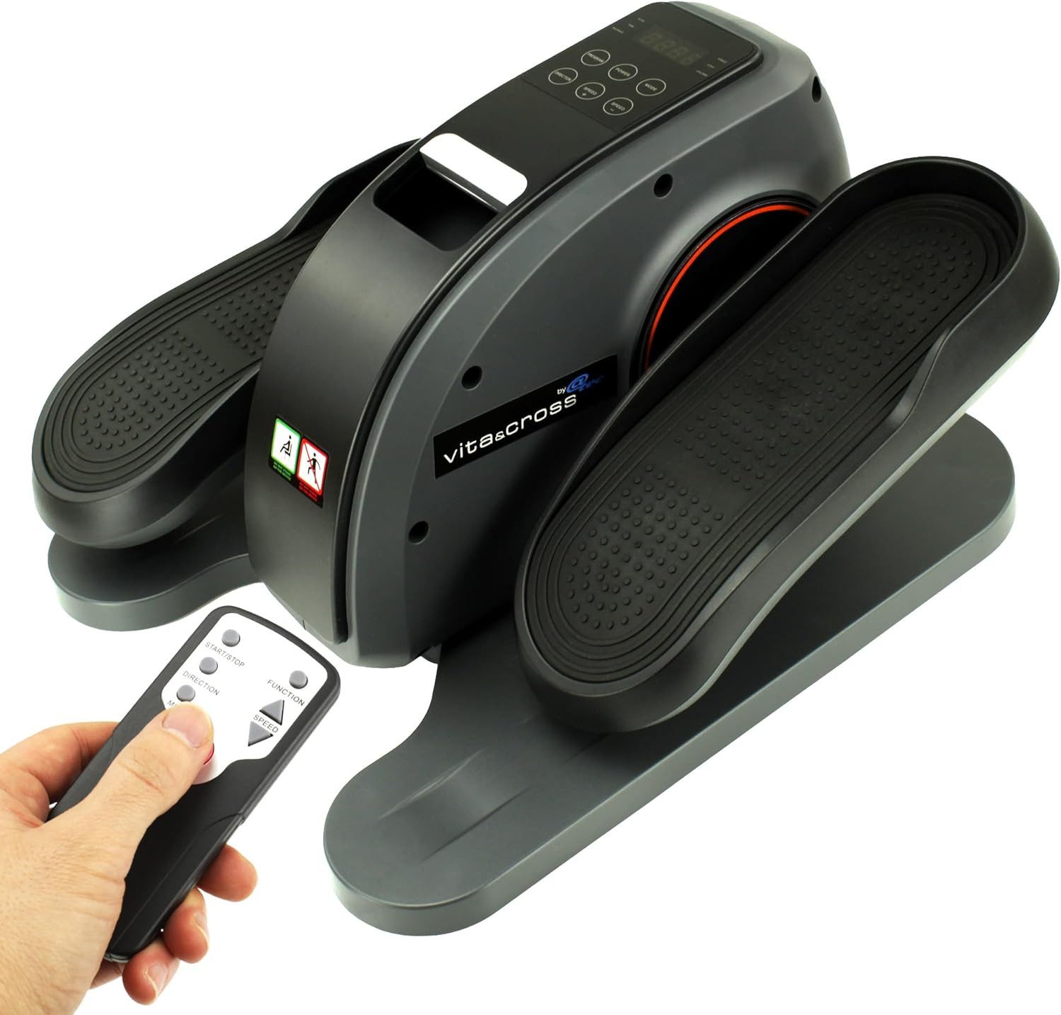 @tec Mini-Heimtrainer Vita&Cross Motorisierter Mini Ellipsentrainer,