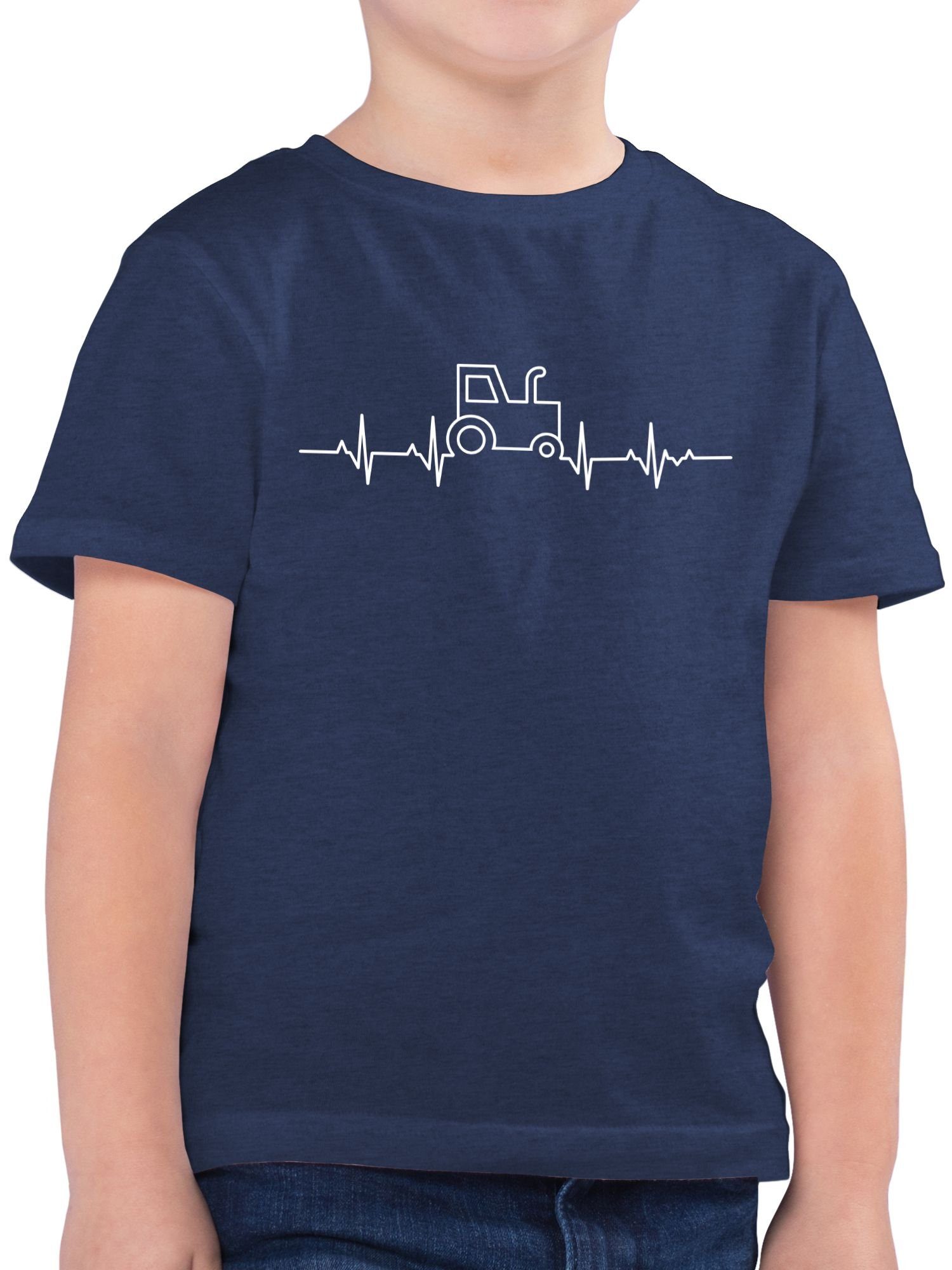 Shirtracer T-Shirt Herzschlag Traktor (1-tlg) Traktor