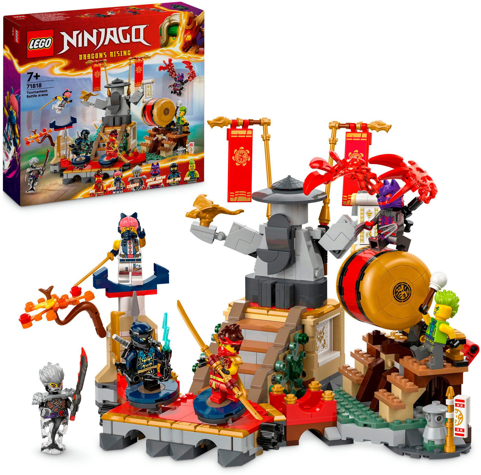 LEGO® Turnier-Arena (71818), LEGO Ninjago Konstruktionsspielsteine,