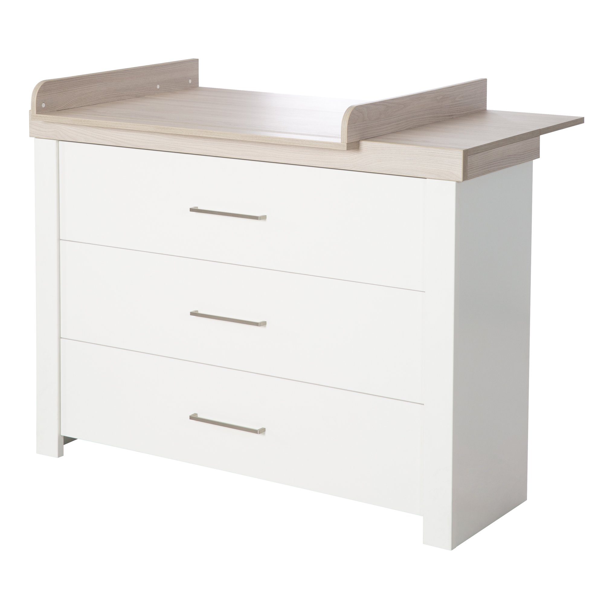 roba® Wickelkommode Lucy, Wickeltisch mit Wickelansatz