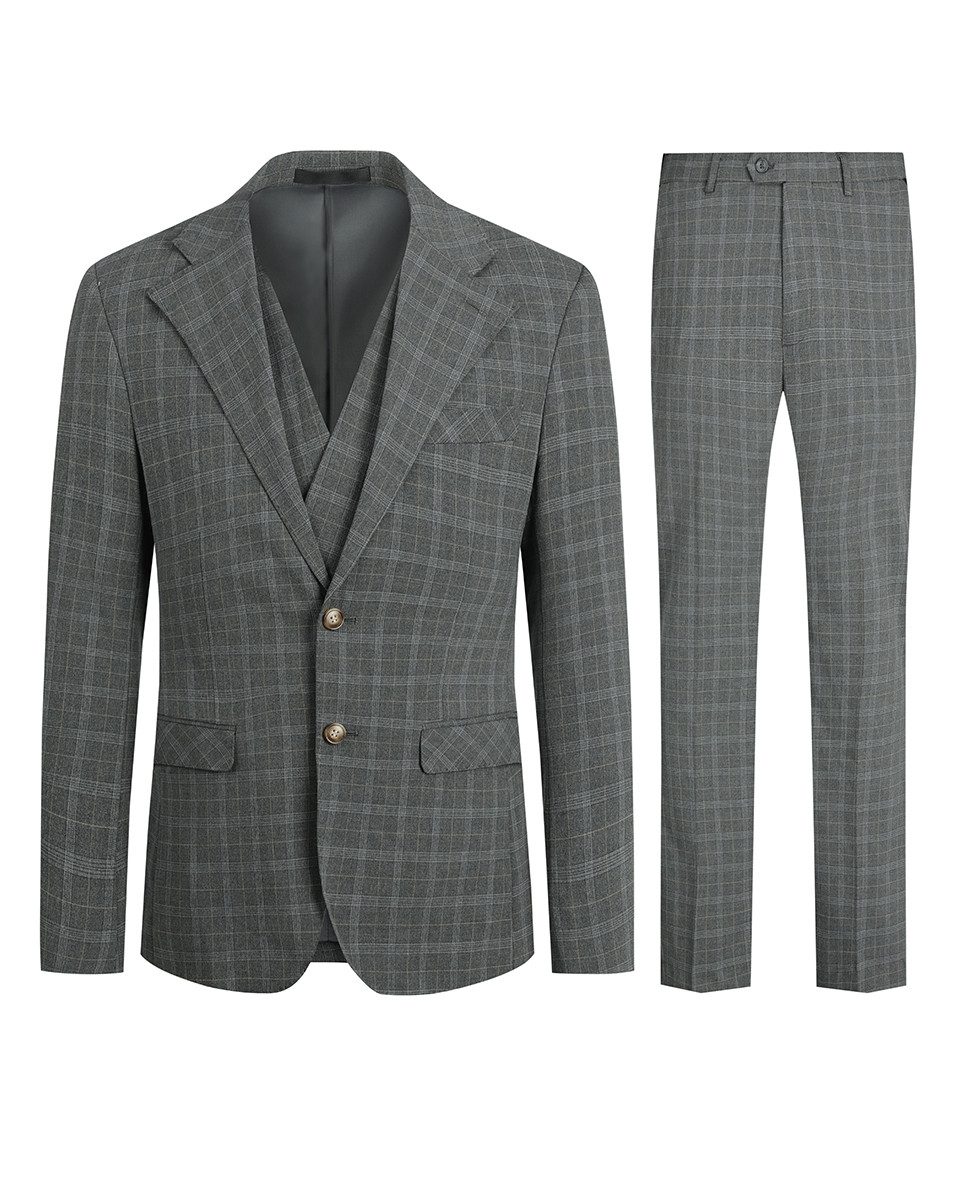 Allthemen Anzug (3 tlg) Herren Anzug