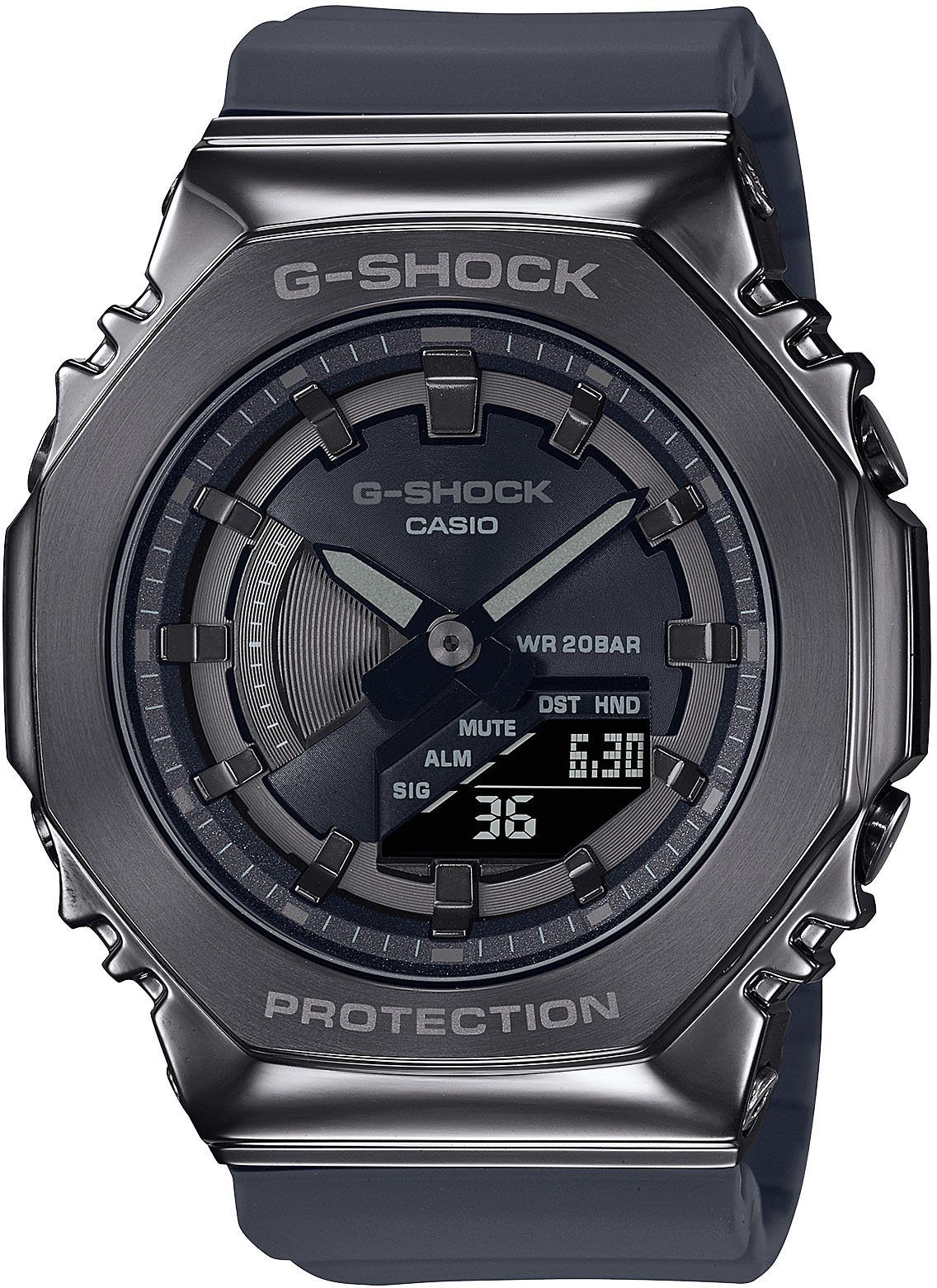 CASIO G-SHOCK Chronograph GM-S2100B-8AER, Quarzuhr, Armbanduhr,Digitaluhr,