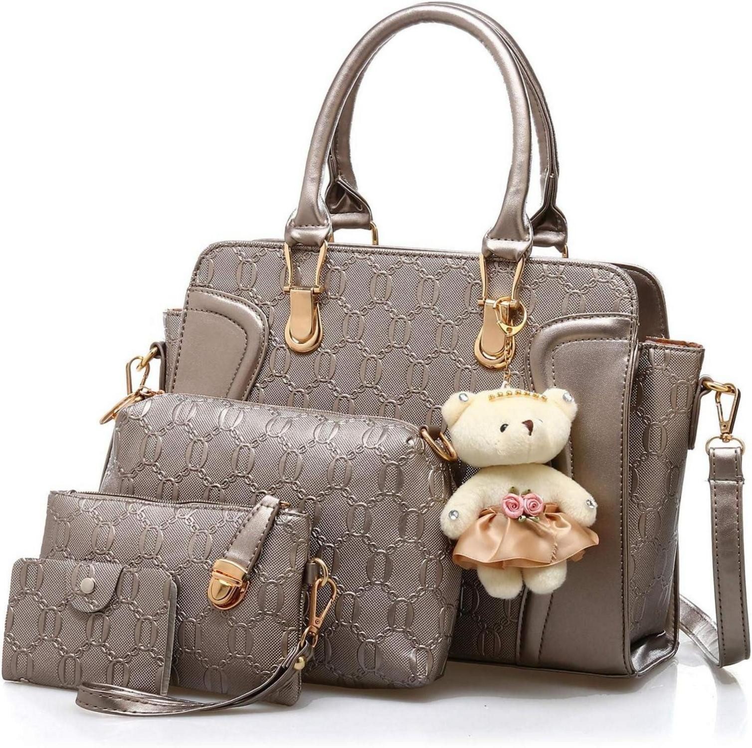 LuxusKollektion Handtasche Handtasche Damen Mittelgroß Set