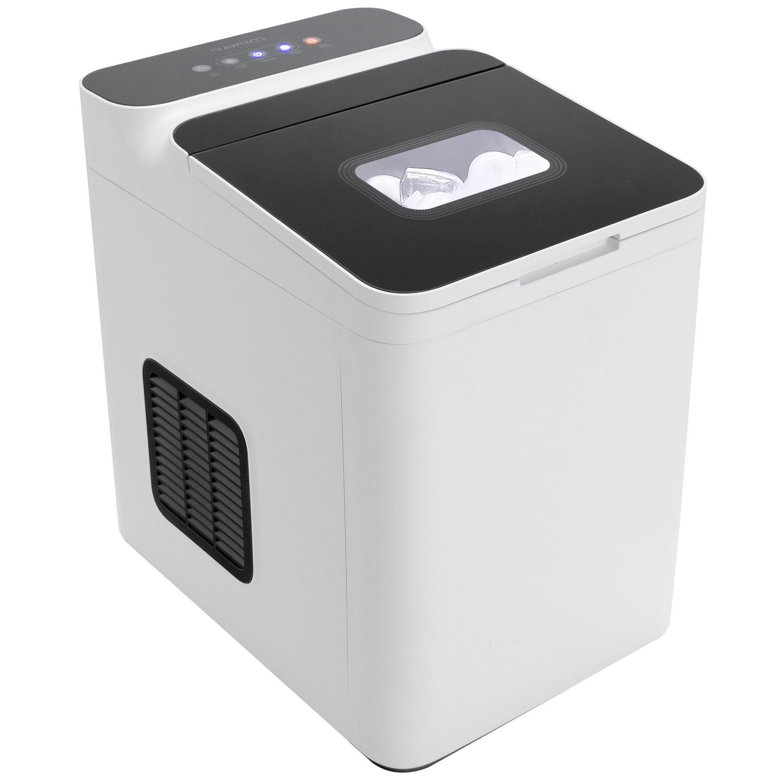 KOMFOTTEU Eismaschine Ice Maker 12-15kg/24H, Tragbar