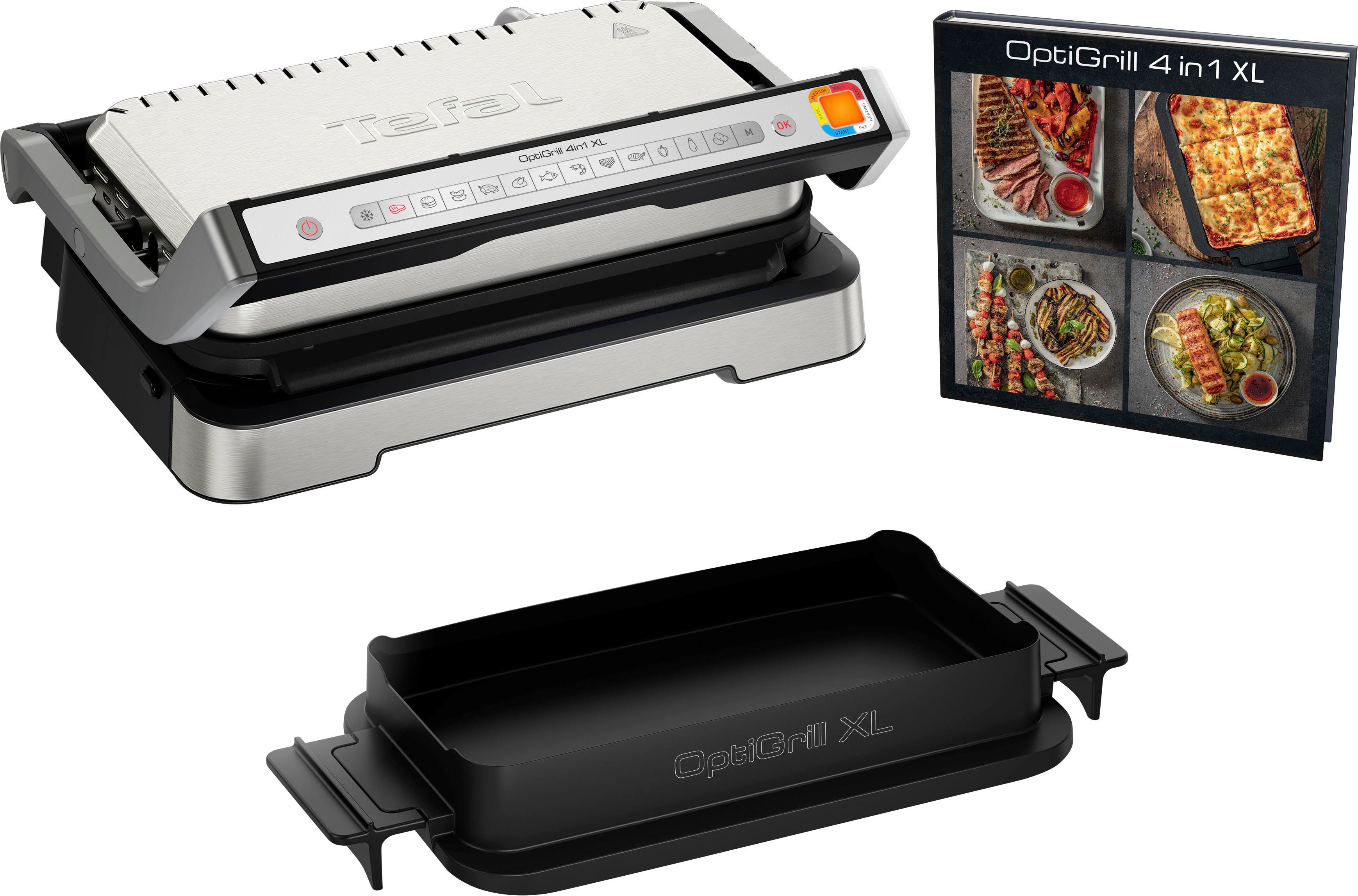 Tefal Kontaktgrill OptiGrill 4in1 XL GC784D,